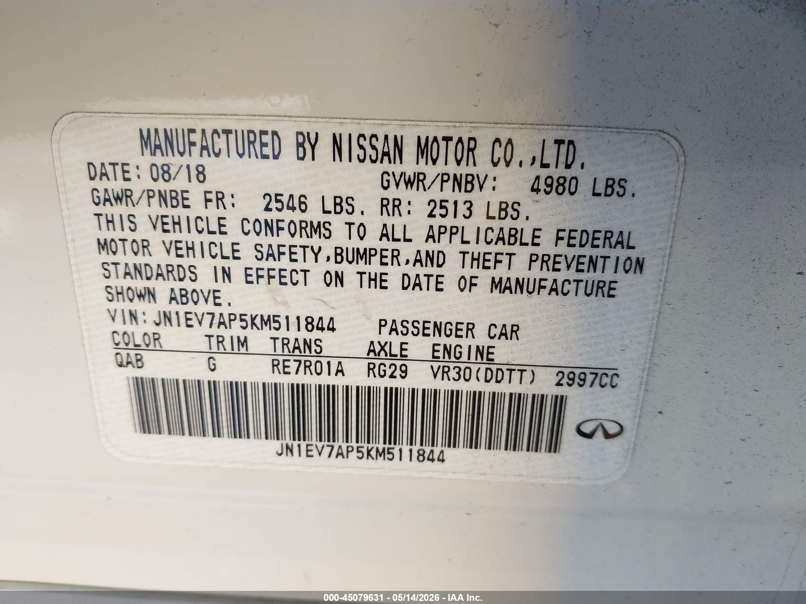 INFINITI Q50 image 9
