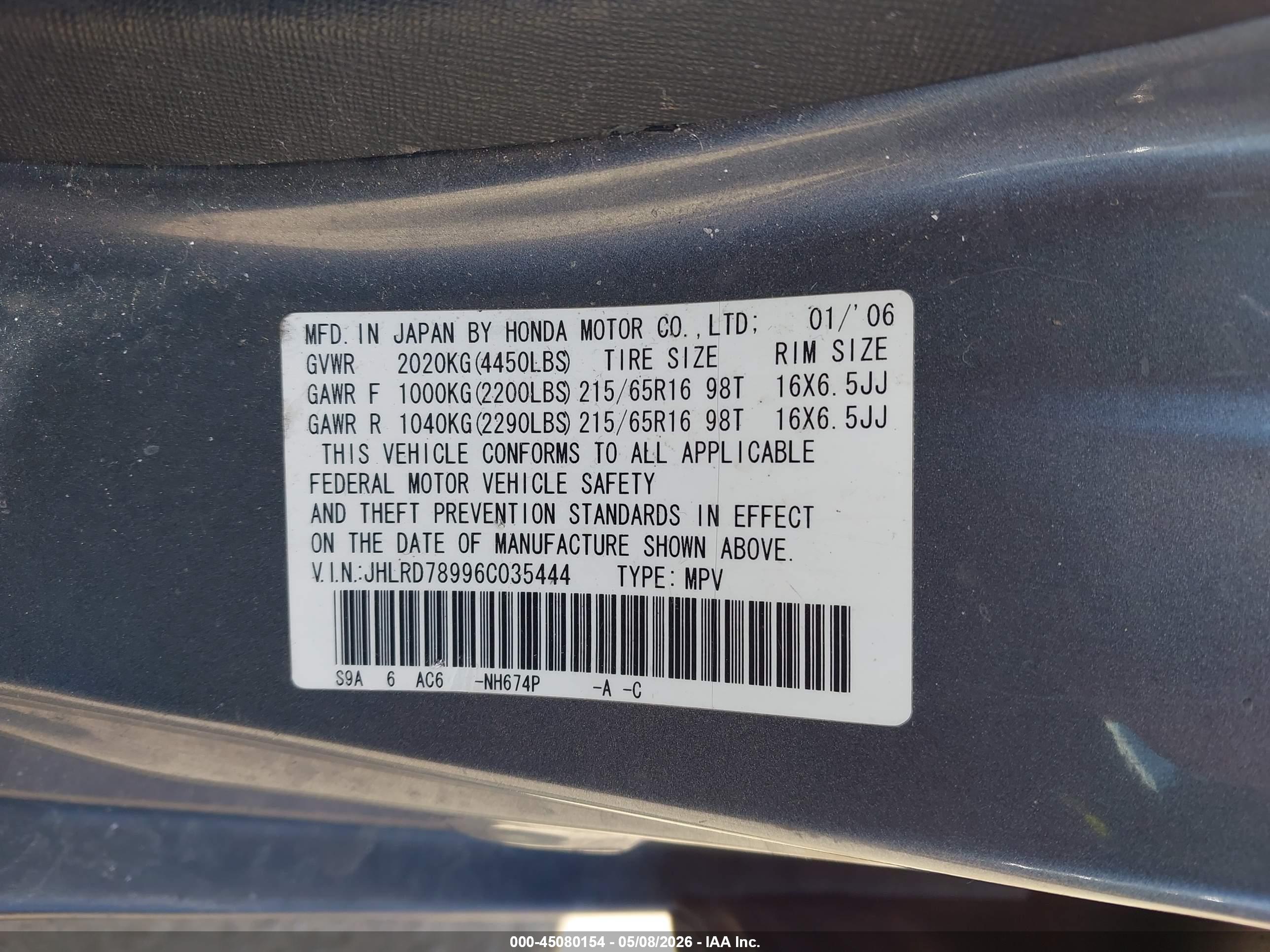 HONDA CR-V image 9