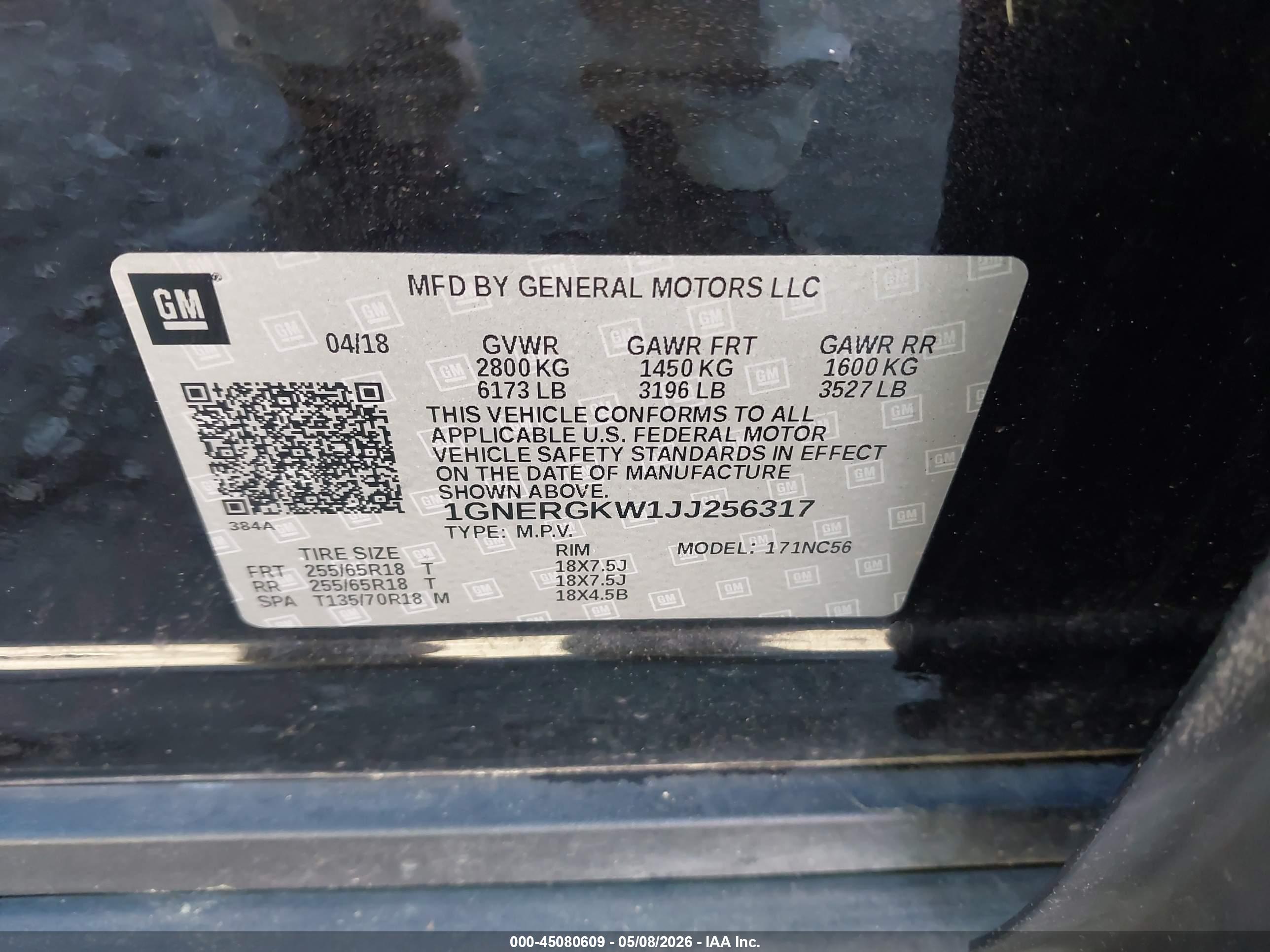 CHEVROLET TRAVERSE image 9