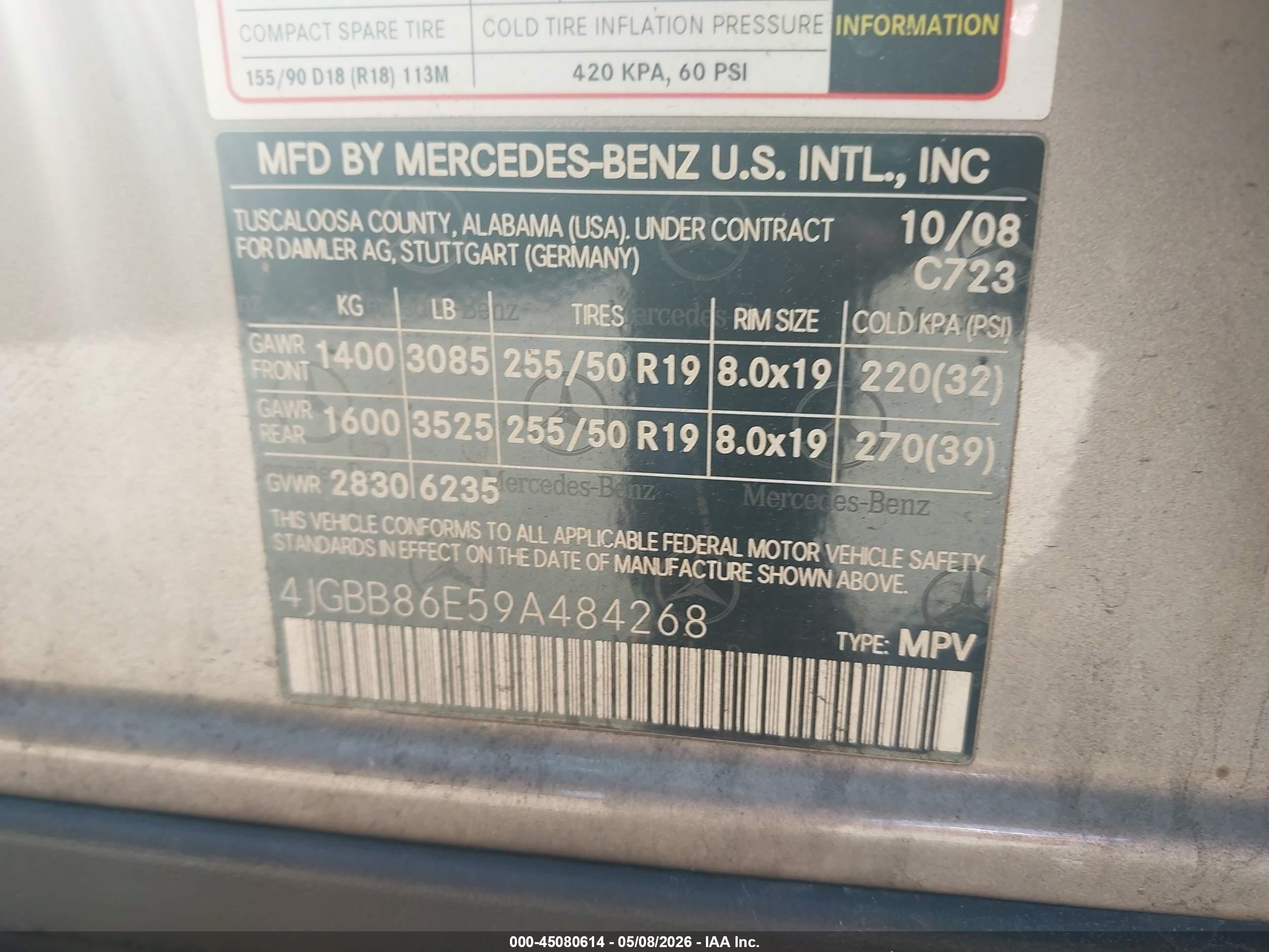 MERCEDES-BENZ ML image 9