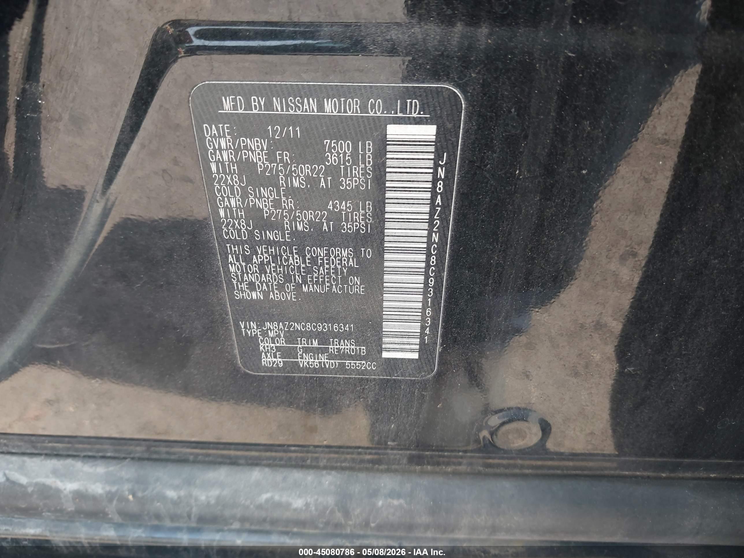 INFINITI QX56 image 9