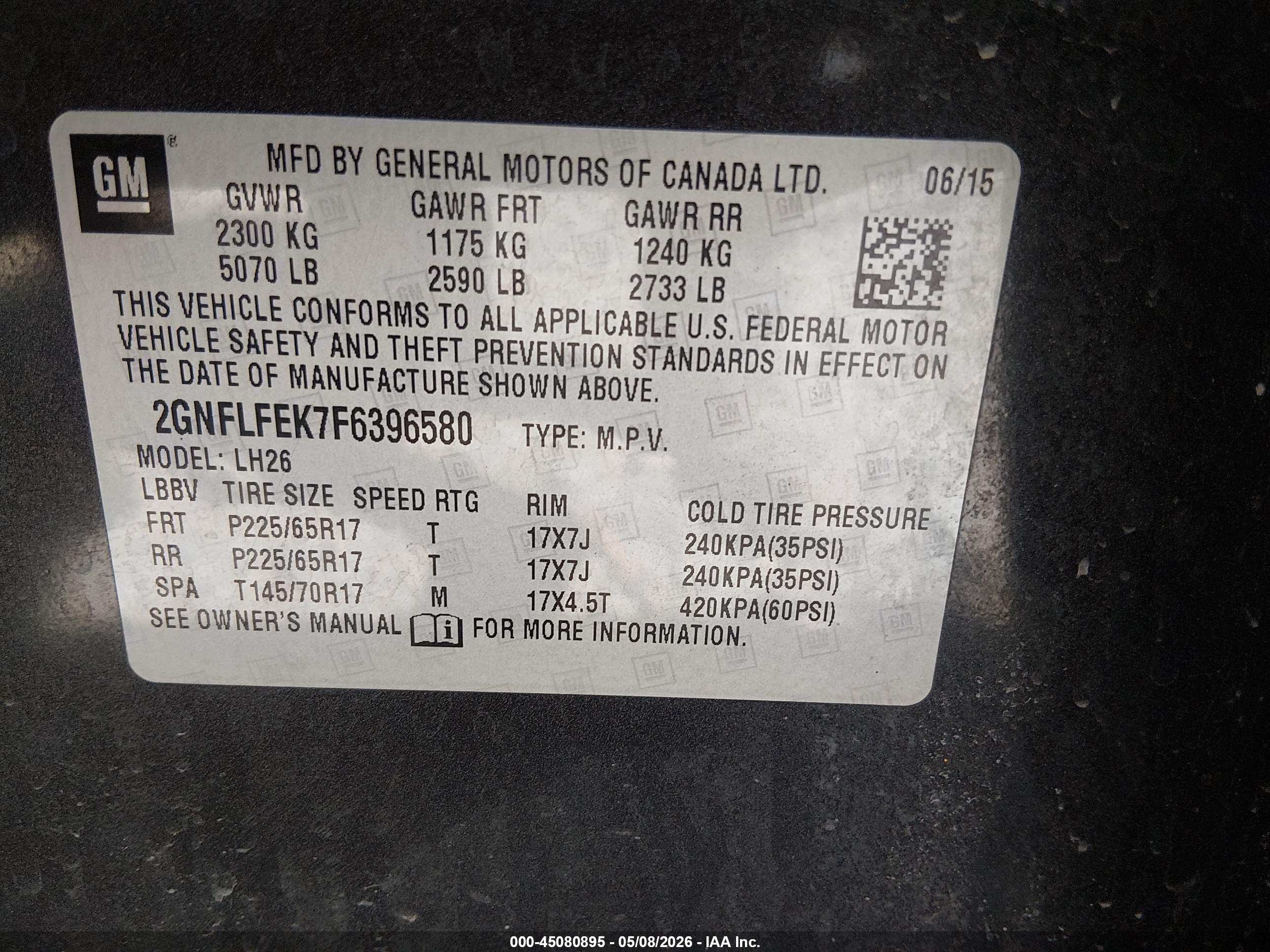 CHEVROLET EQUINOX image 9