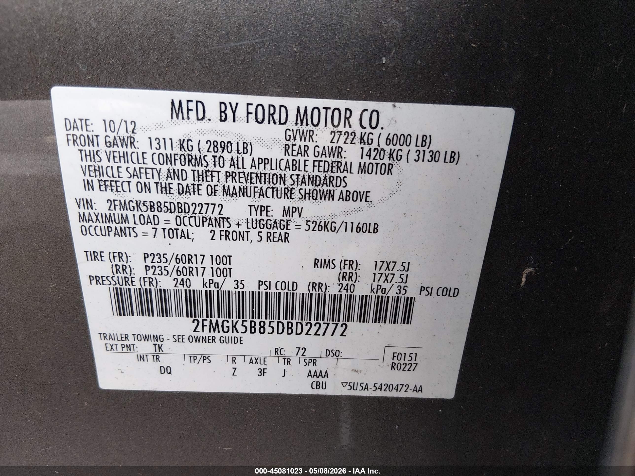 FORD FLEX image 9
