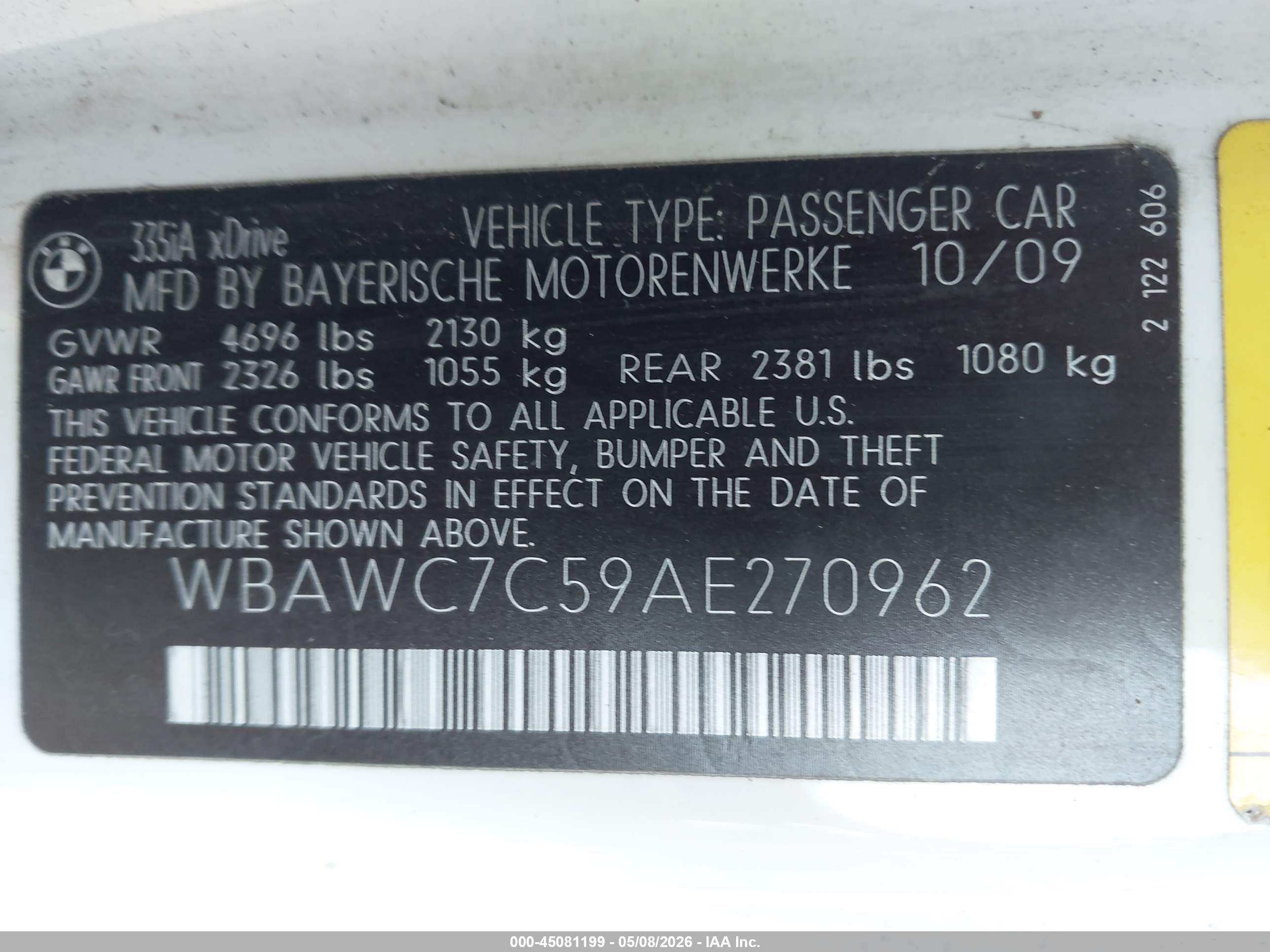 BMW 335I image 9
