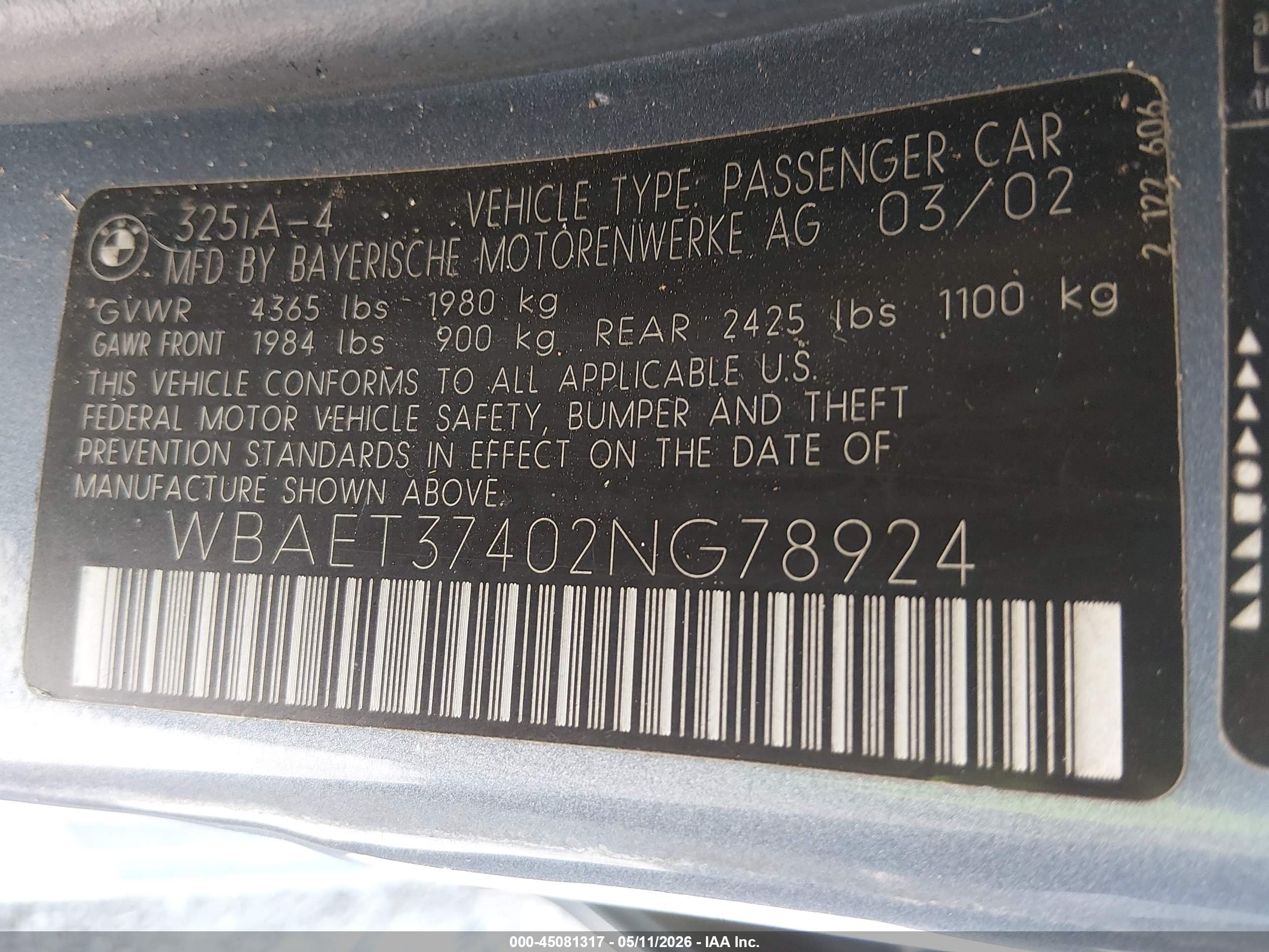 BMW 325I image 9