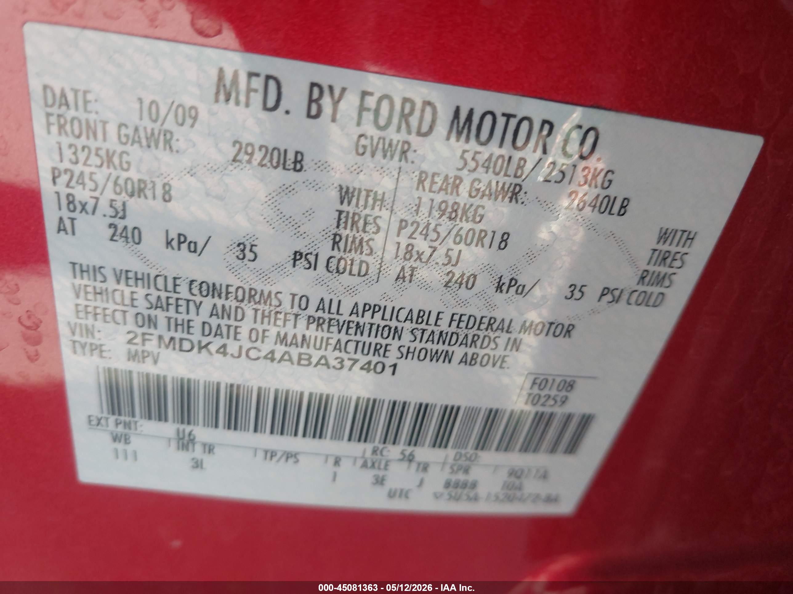 FORD EDGE image 9