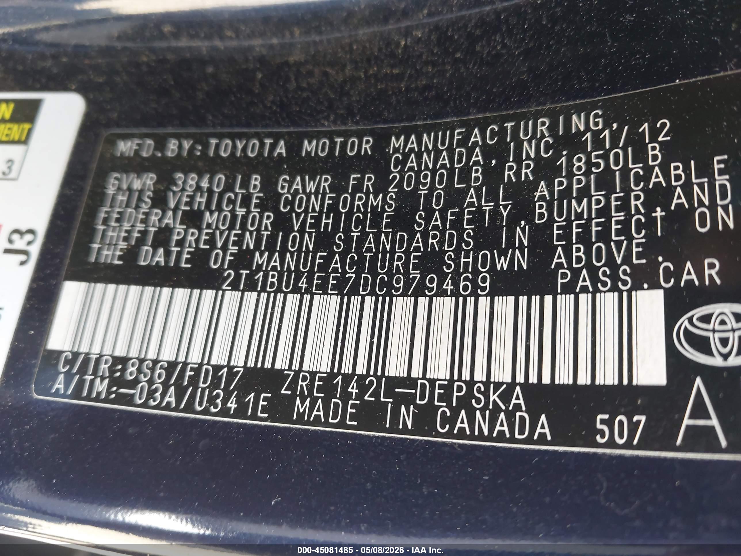 TOYOTA COROLLA image 9