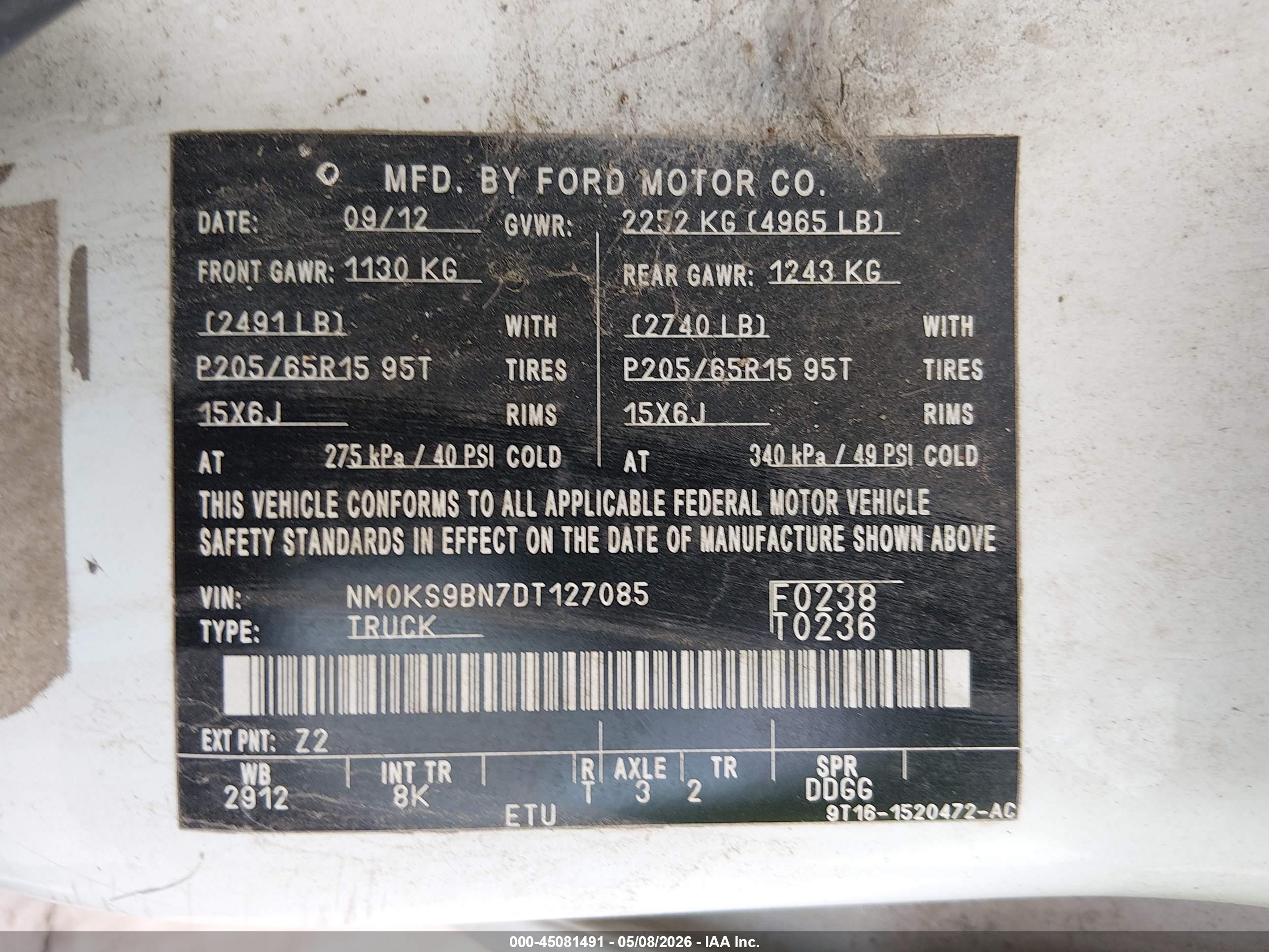 FORD TRANSIT image 9