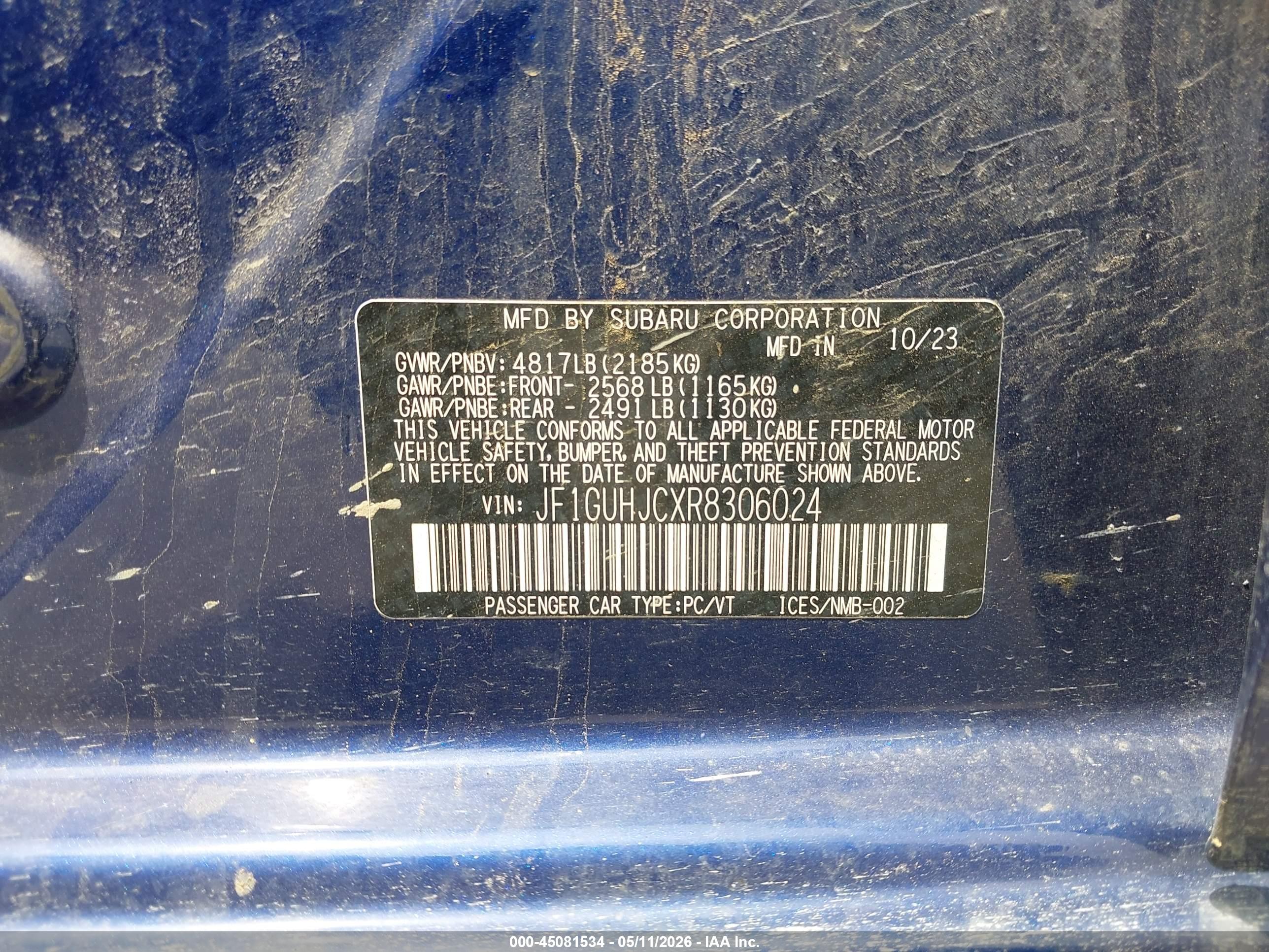 SUBARU IMPREZA image 9