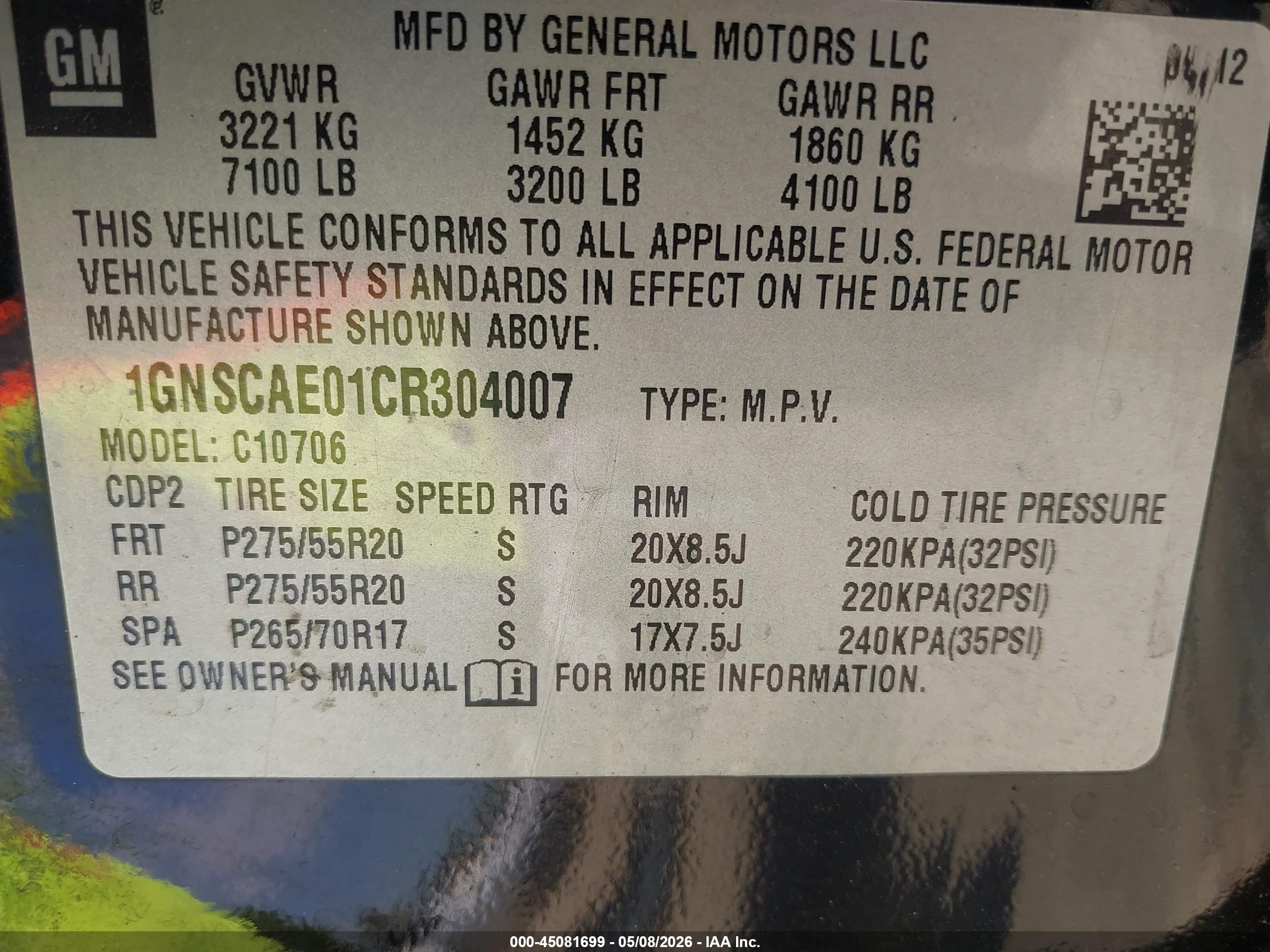 CHEVROLET TAHOE image 9