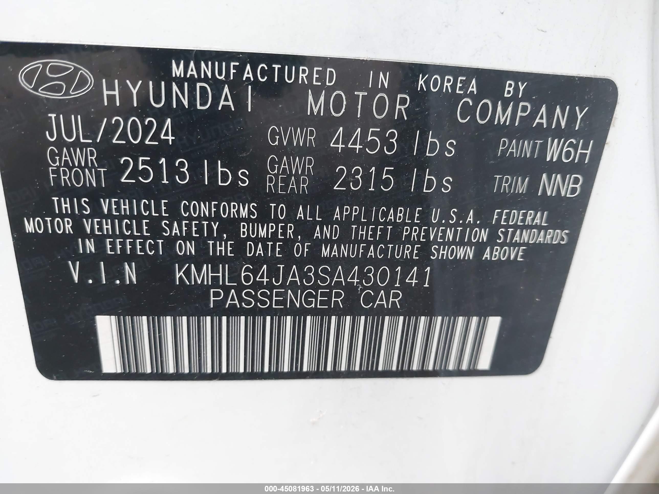 HYUNDAI SONATA image 9