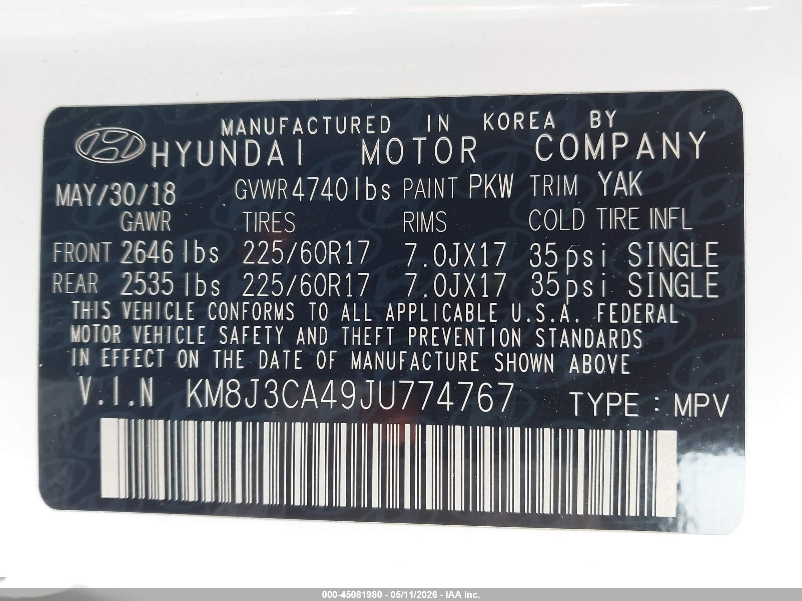 HYUNDAI TUCSON image 9