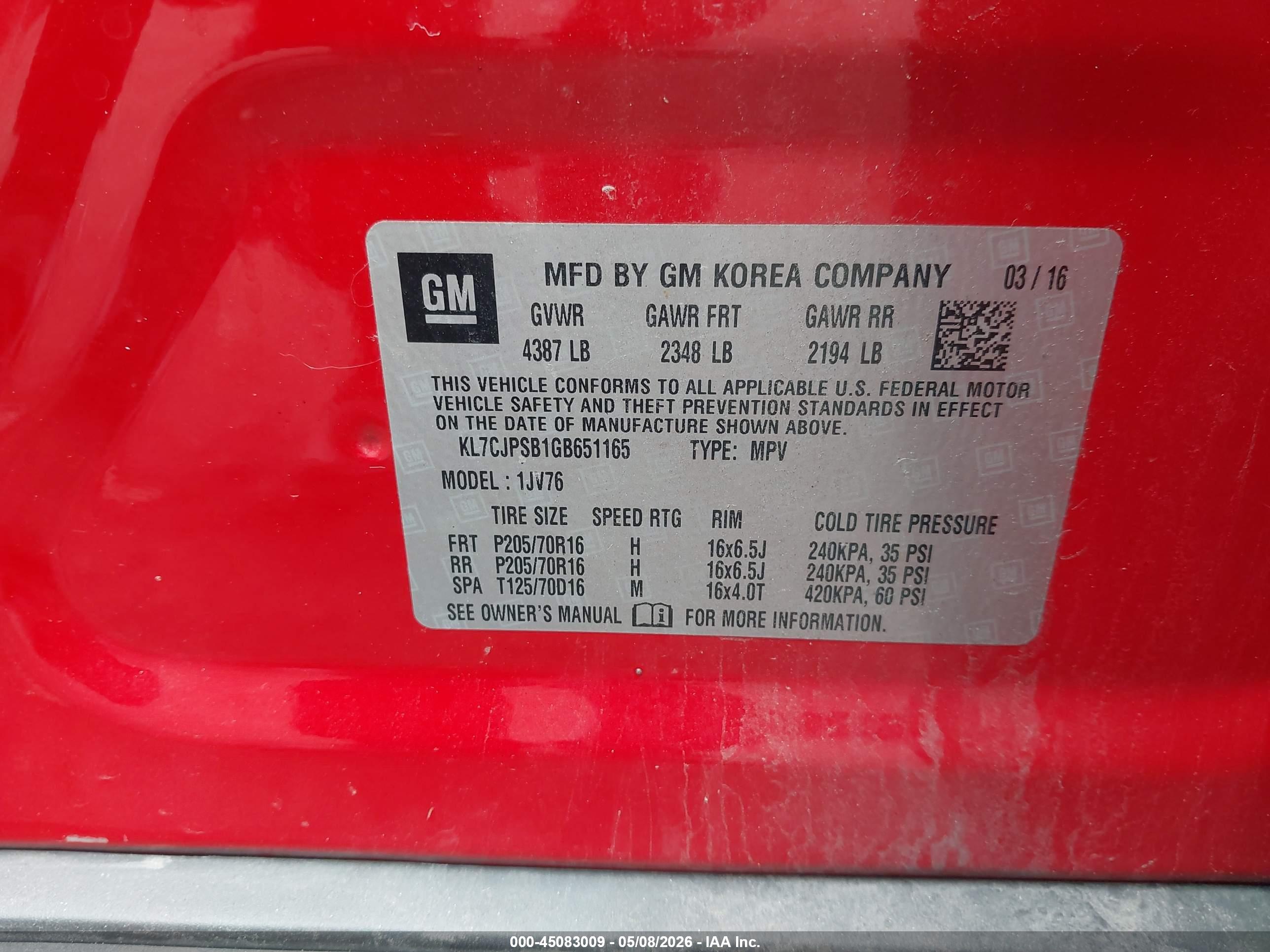 CHEVROLET TRAX image 9