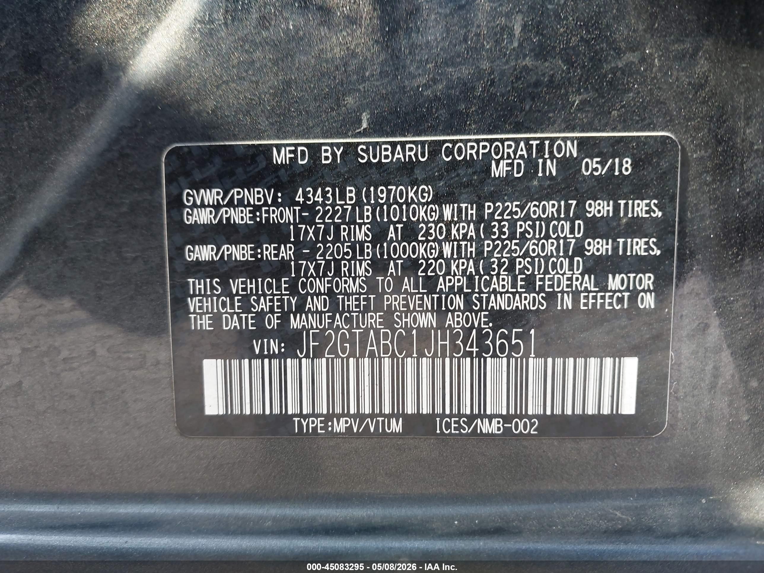 SUBARU CROSSTREK image 9