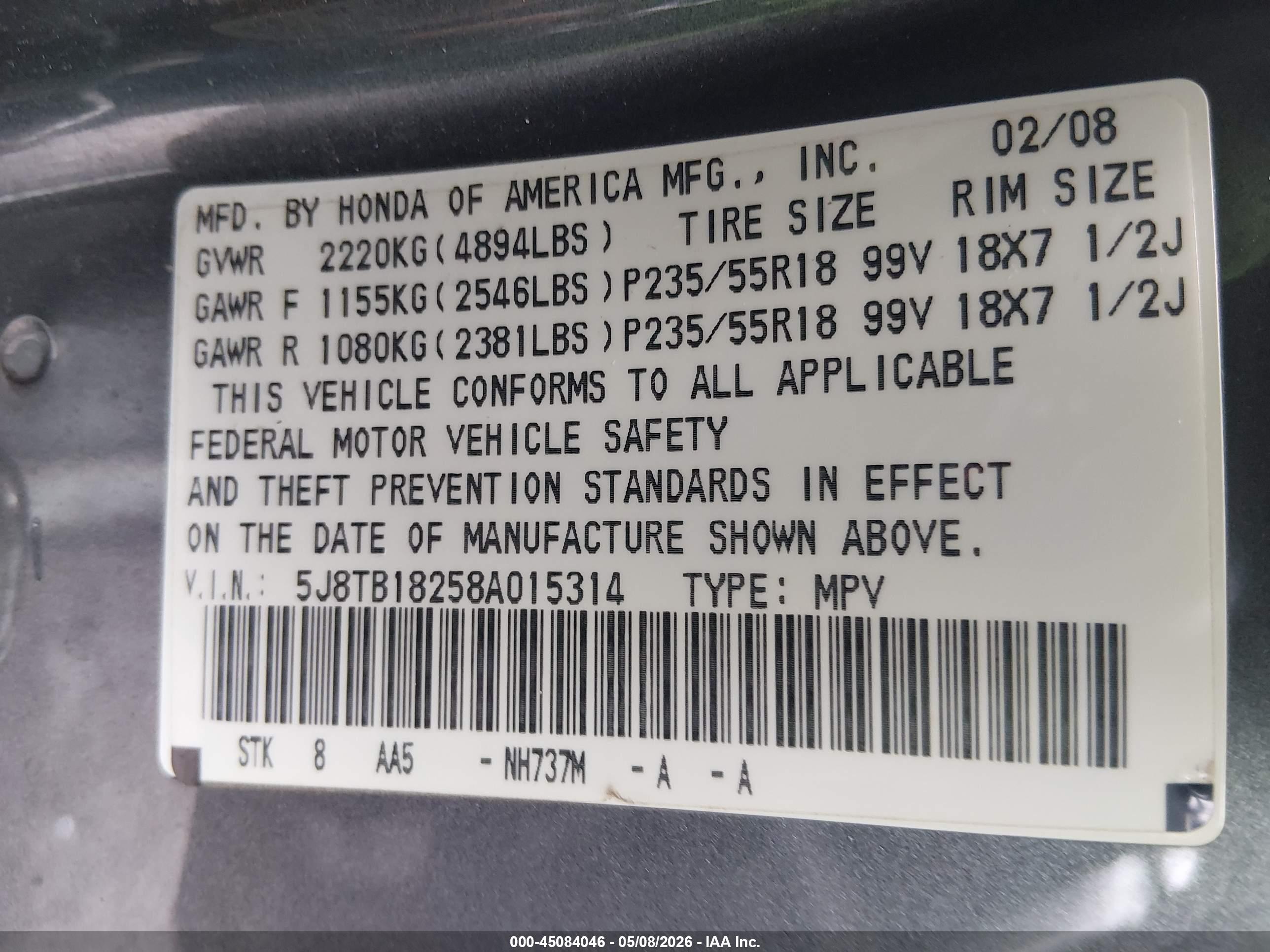 ACURA RDX image 9