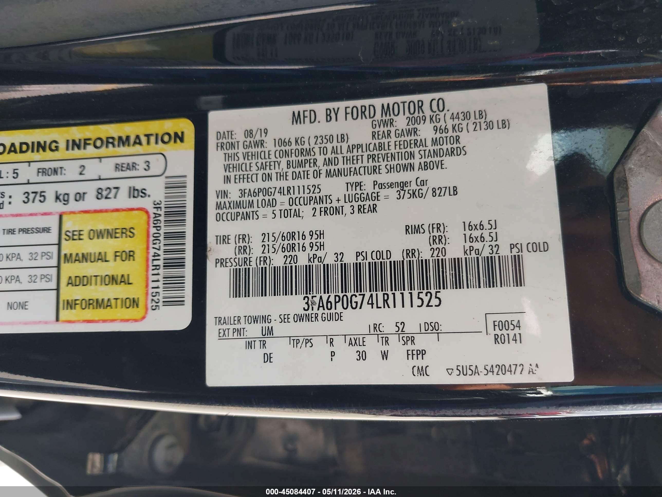 FORD FUSION image 9