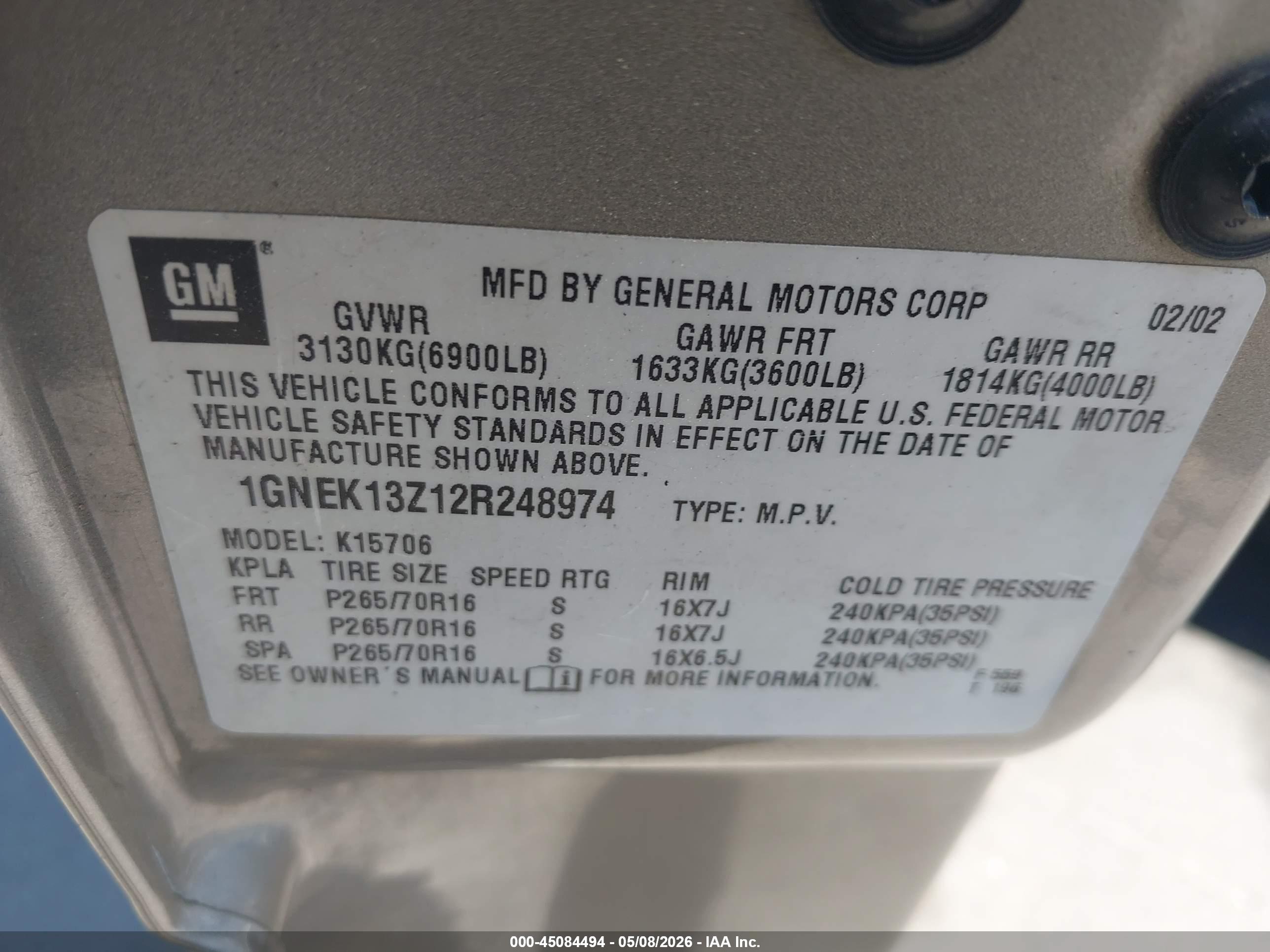 CHEVROLET TAHOE image 9