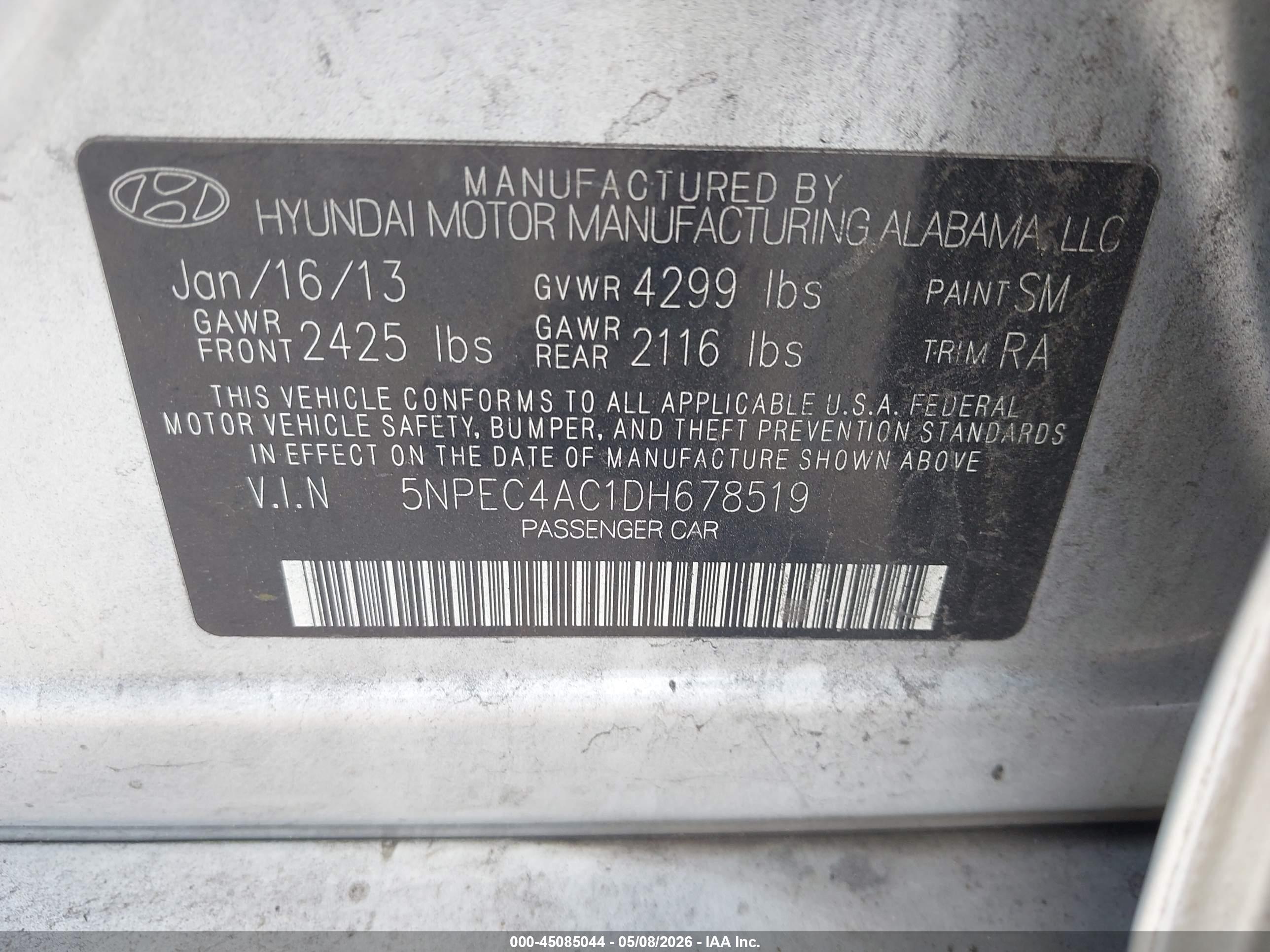 HYUNDAI SONATA image 9