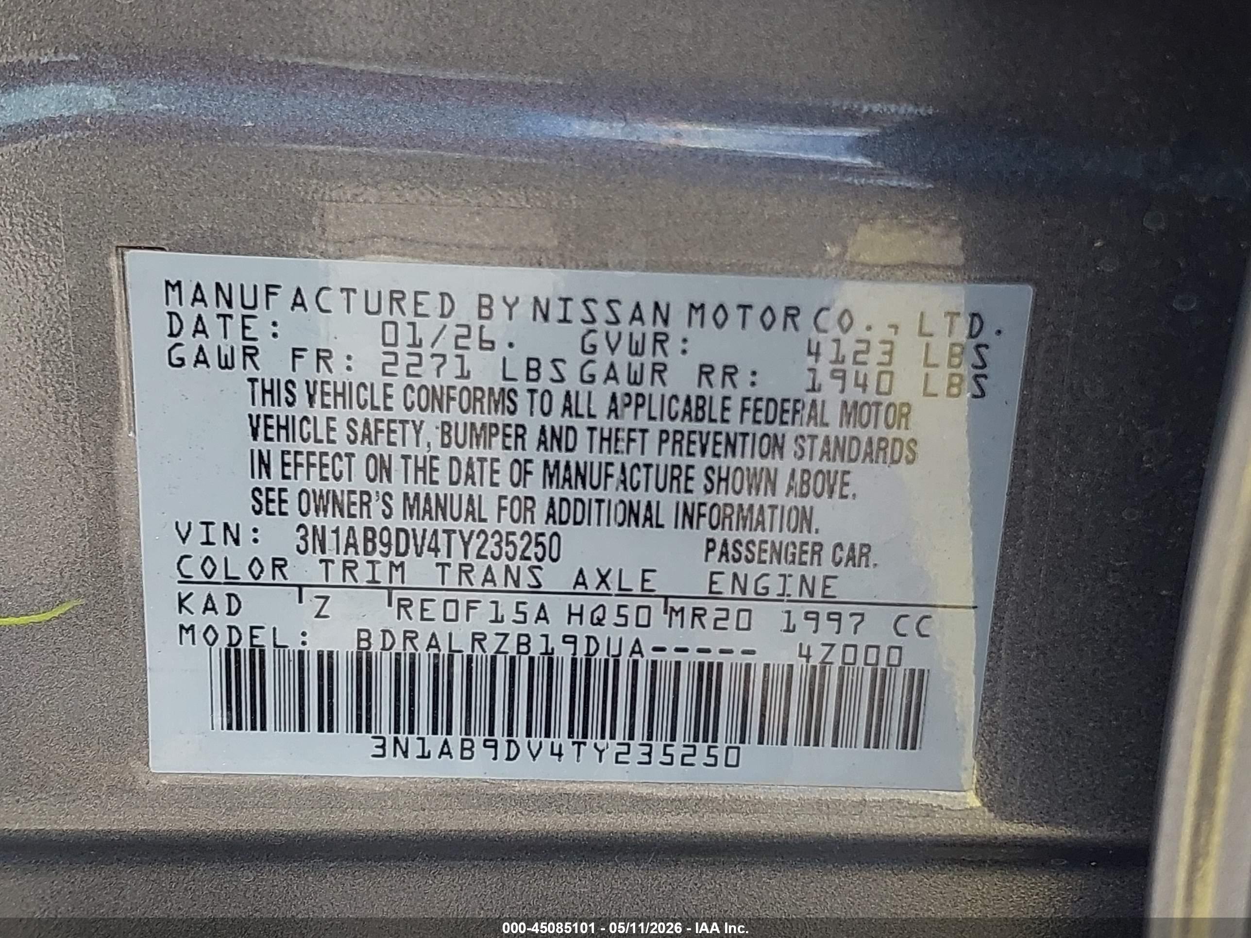 NISSAN SENTRA image 9