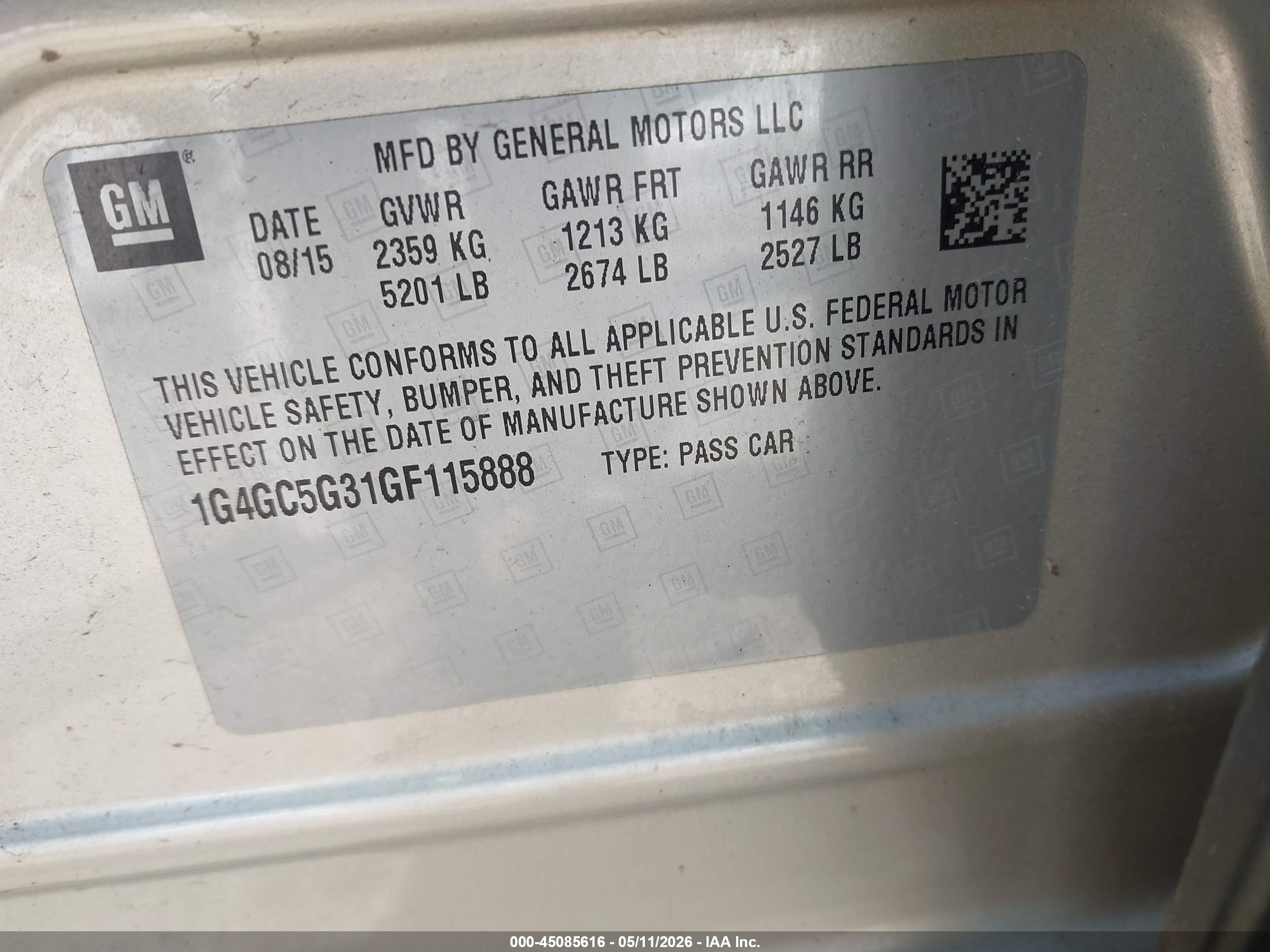 BUICK LACROSSE image 9