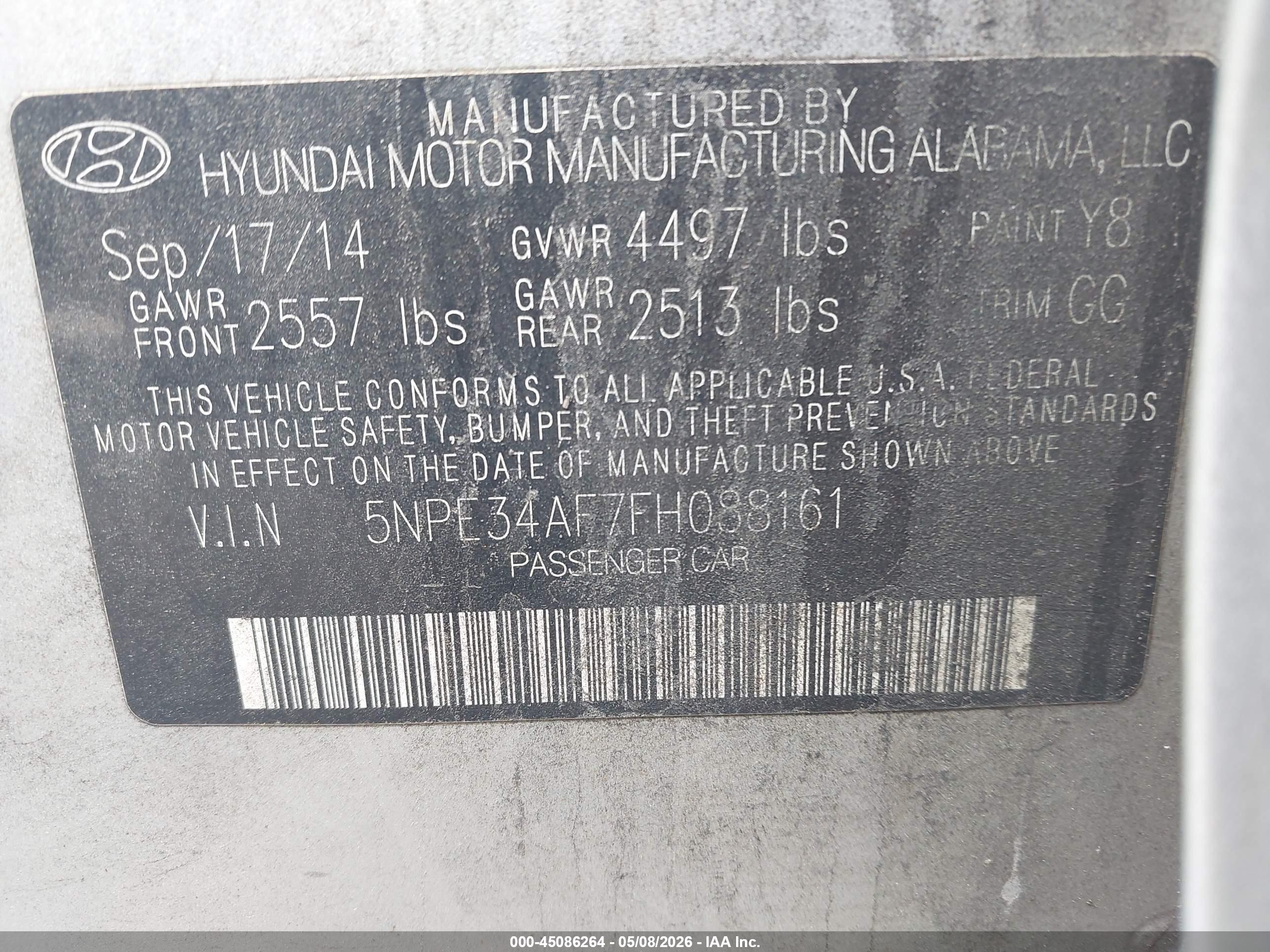 HYUNDAI SONATA image 9