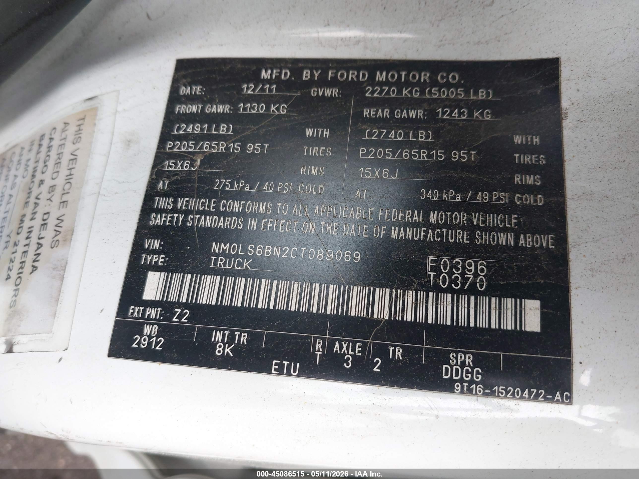FORD TRANSIT image 9