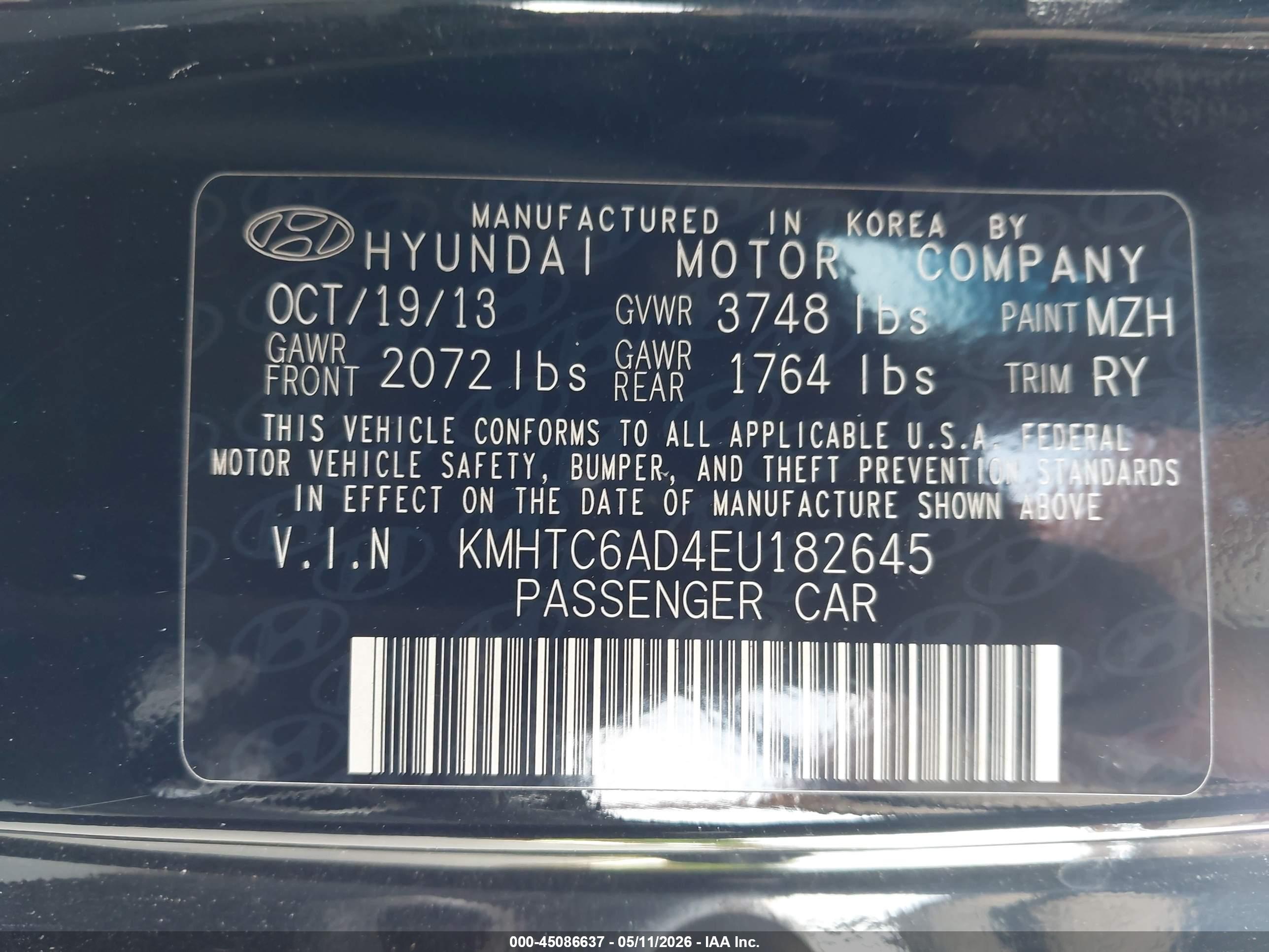 HYUNDAI VELOSTER image 9