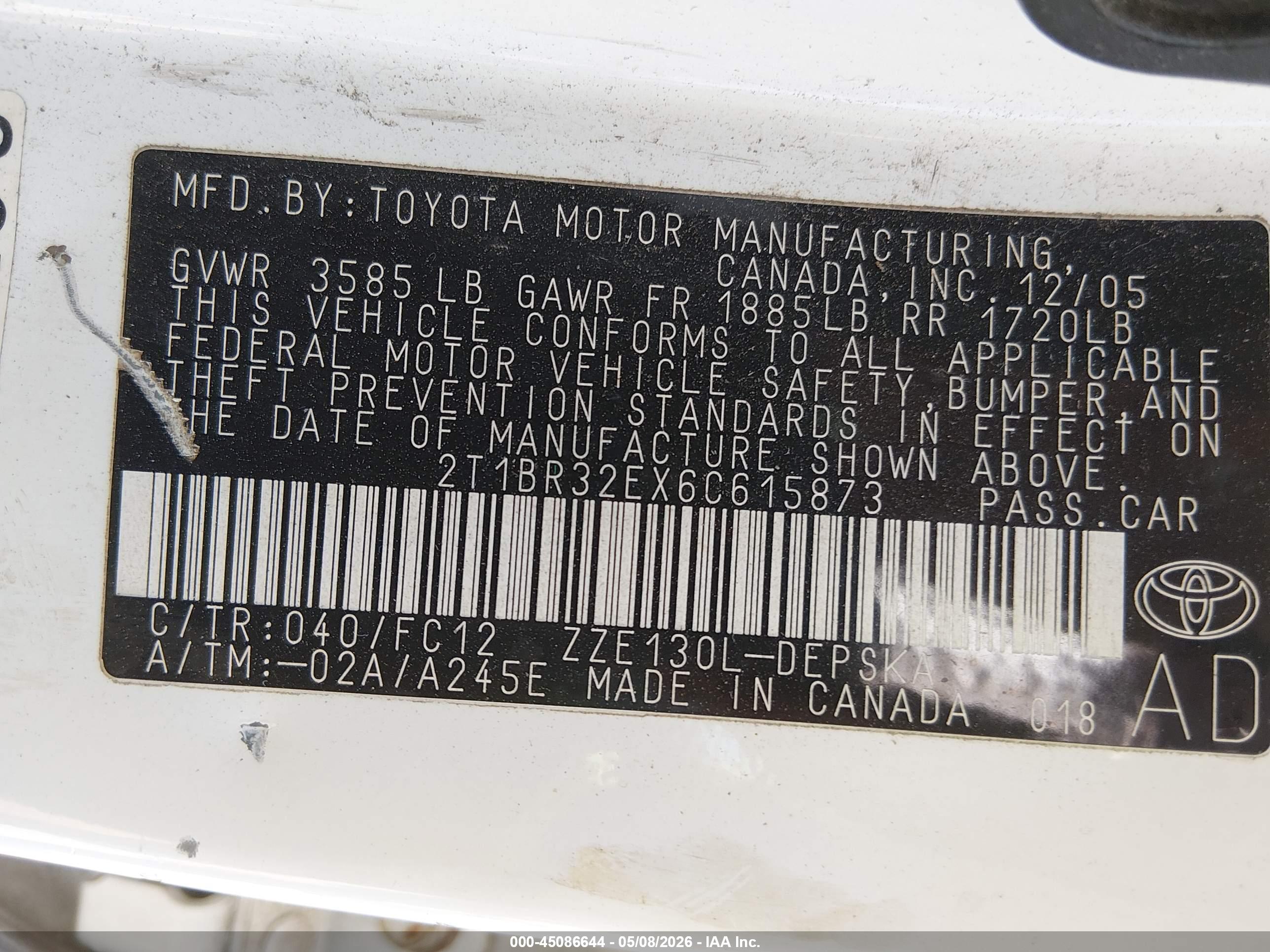 TOYOTA COROLLA image 9