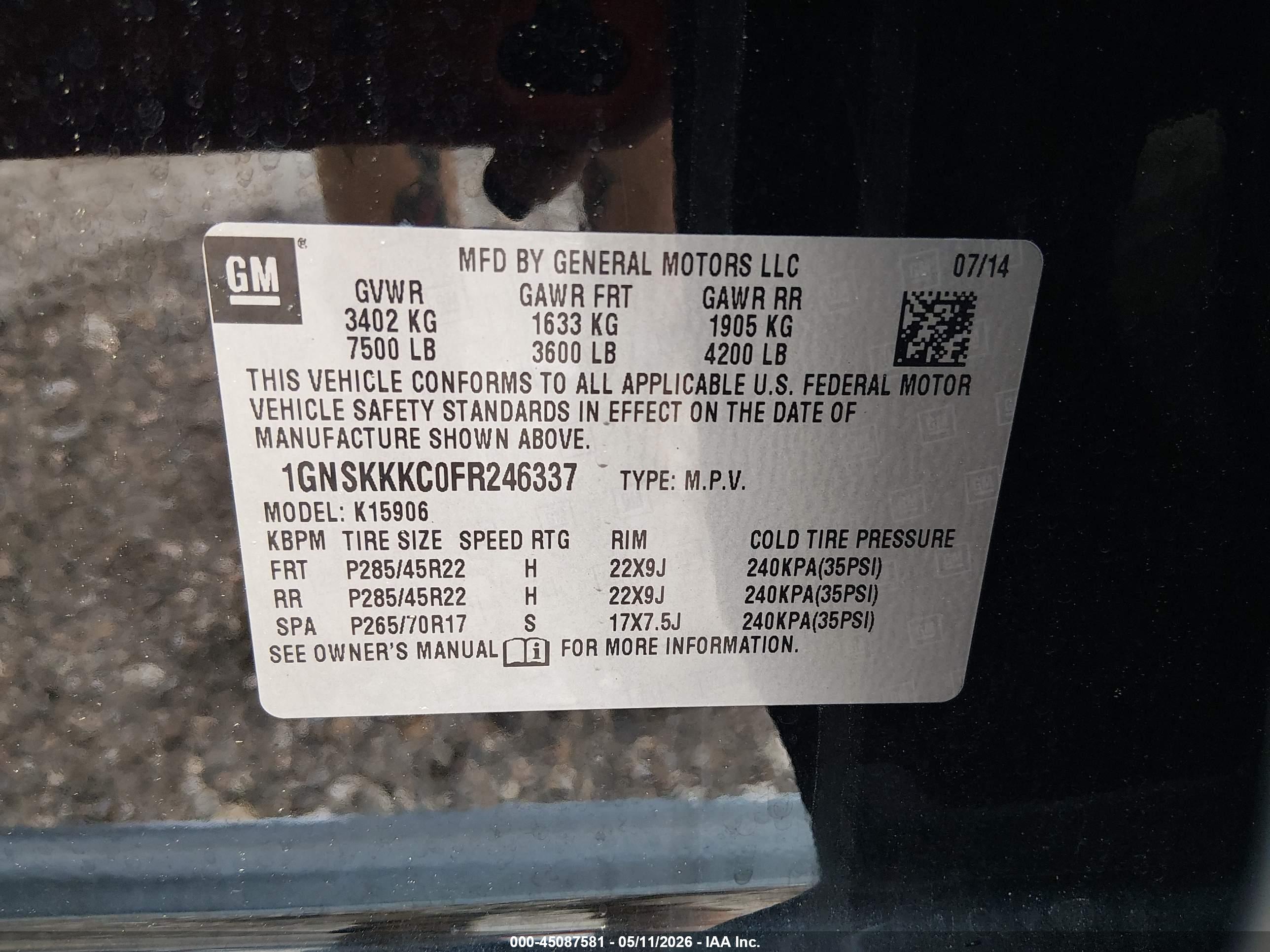CHEVROLET SUBURBAN image 9