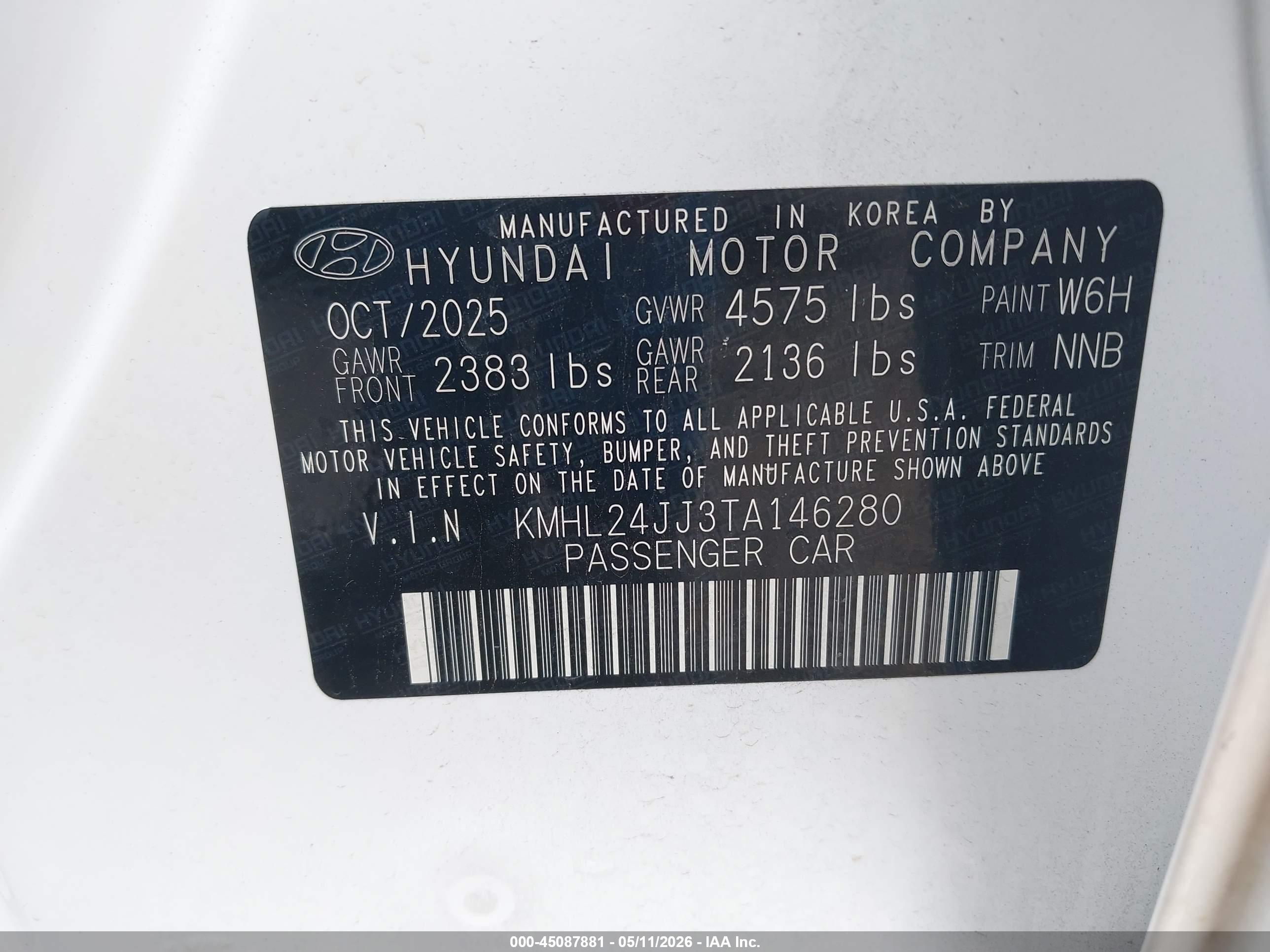 HYUNDAI SONATA image 9