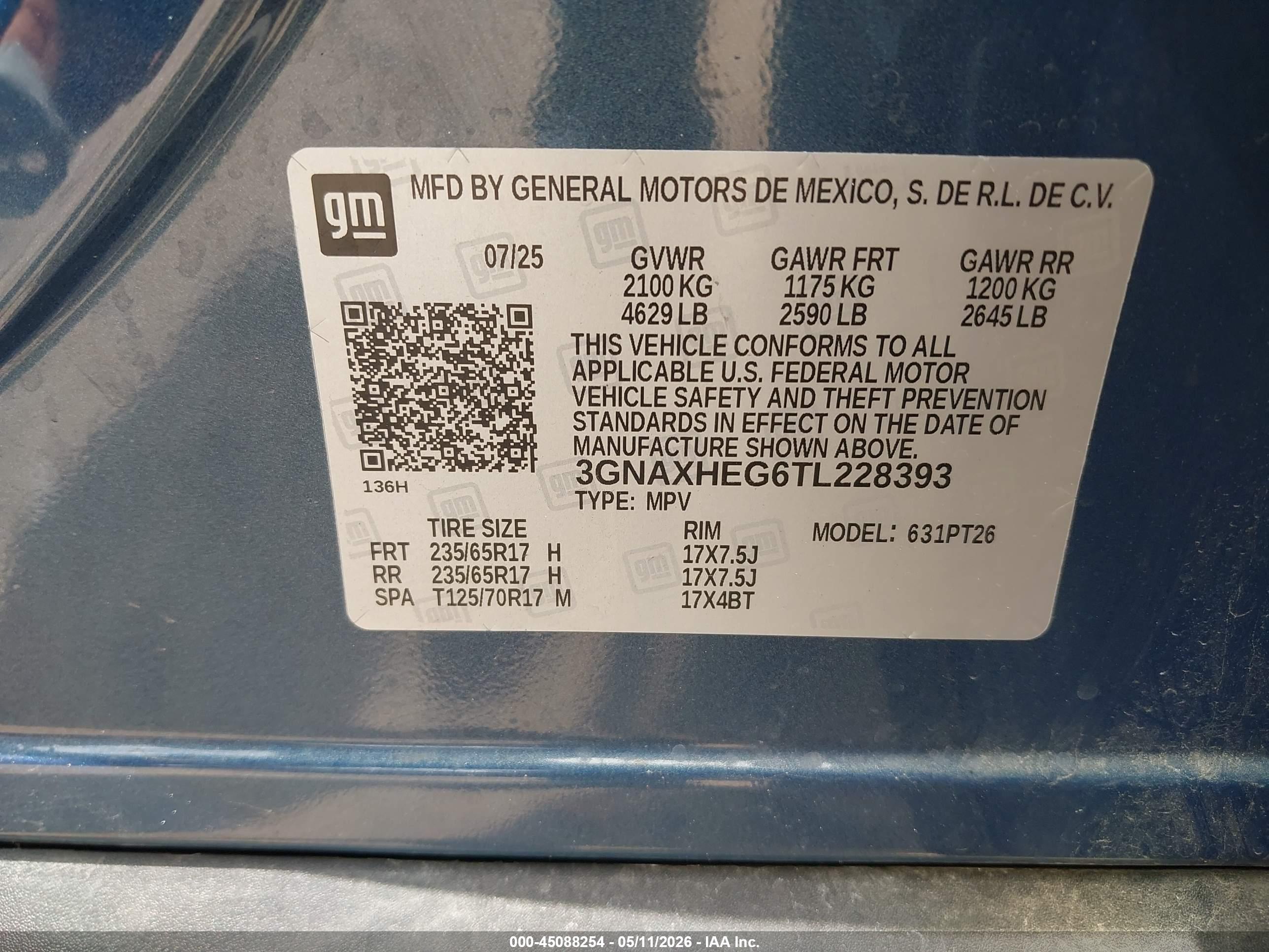 CHEVROLET EQUINOX image 9