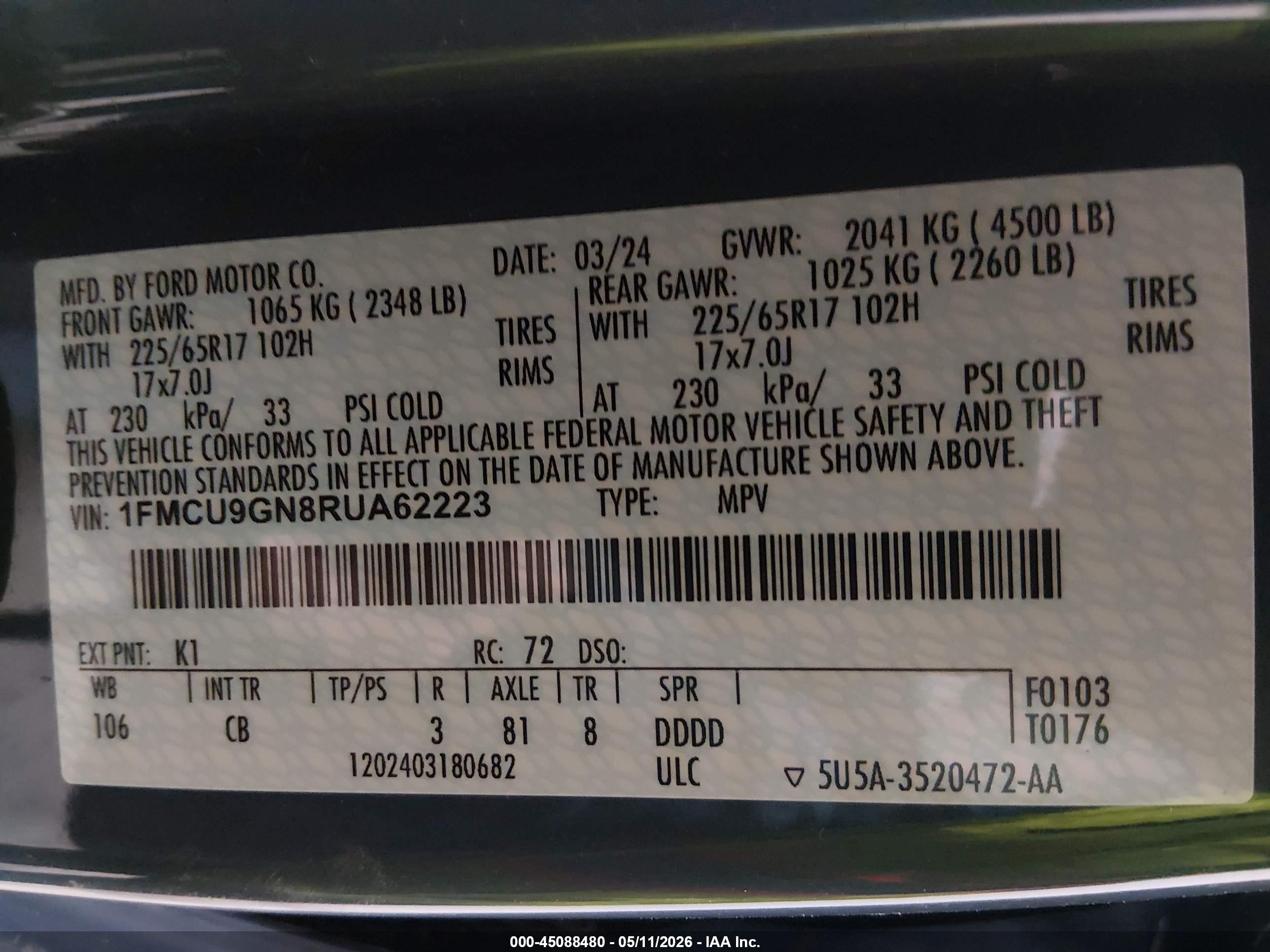 FORD ESCAPE image 9
