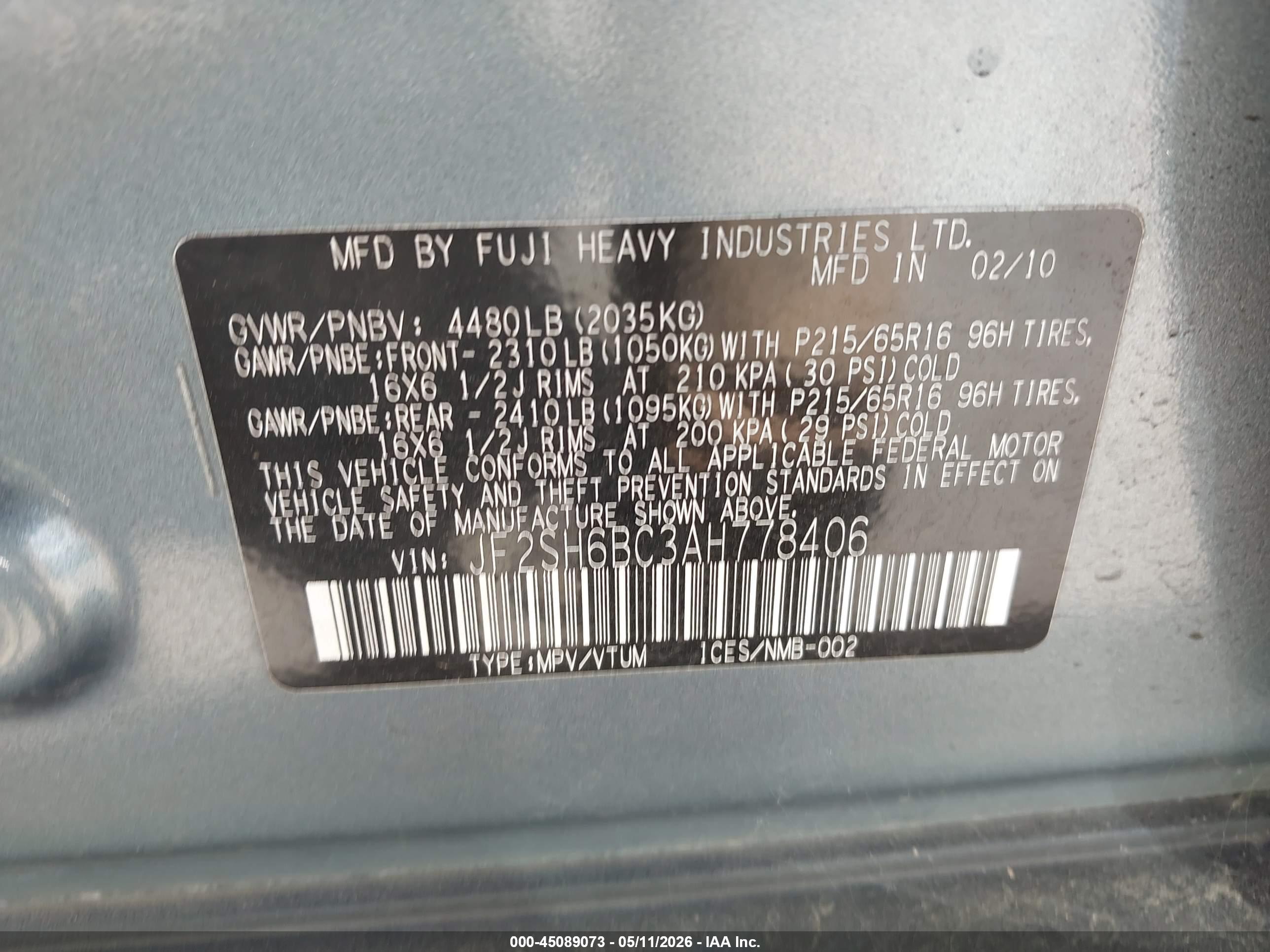 SUBARU FORESTER image 9