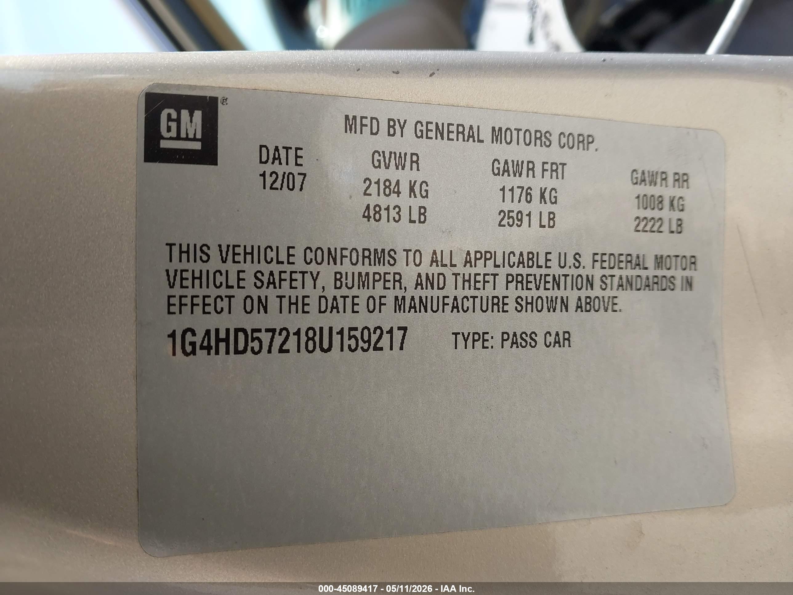 BUICK LUCERNE image 9