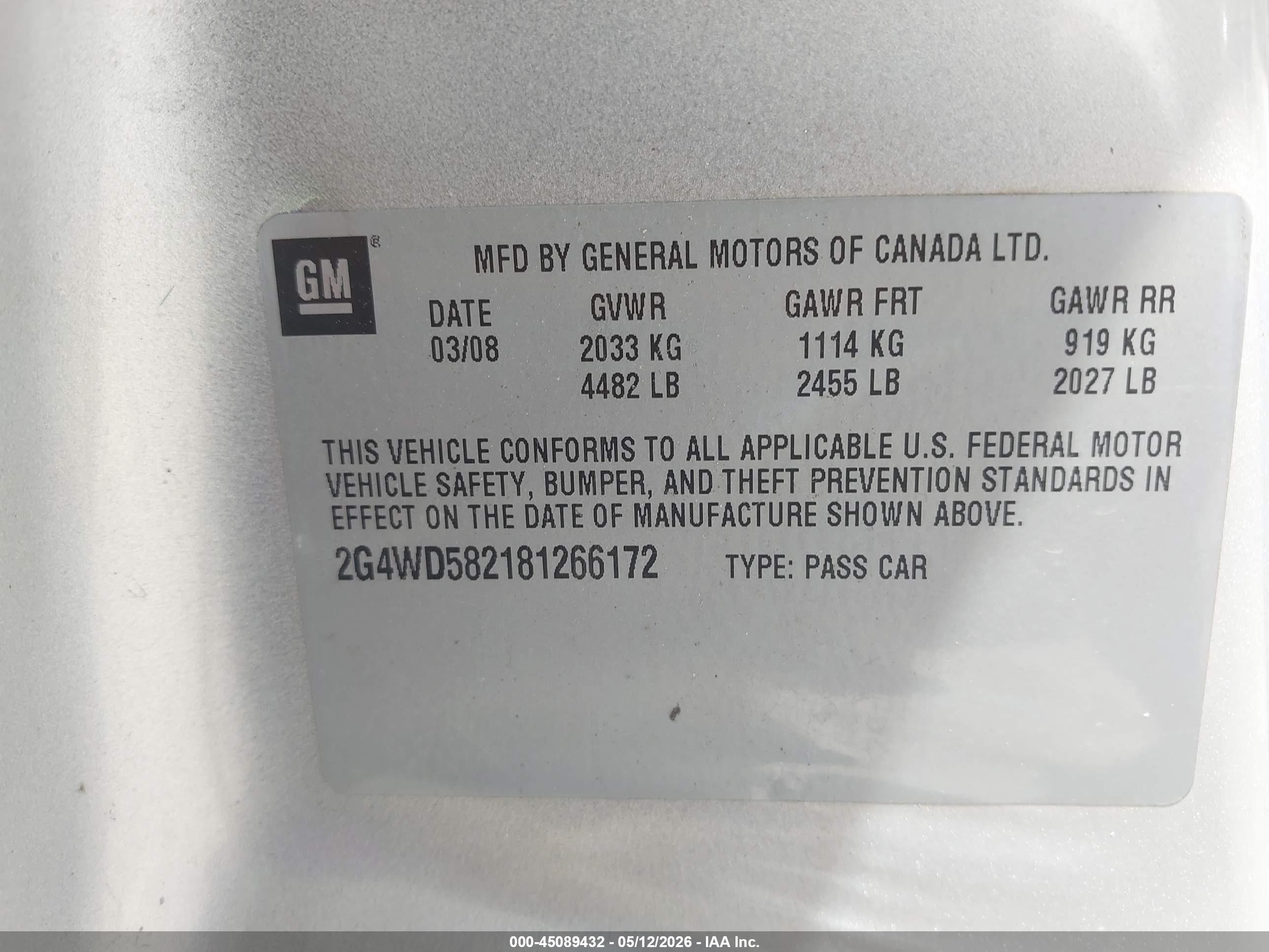 BUICK LACROSSE image 9
