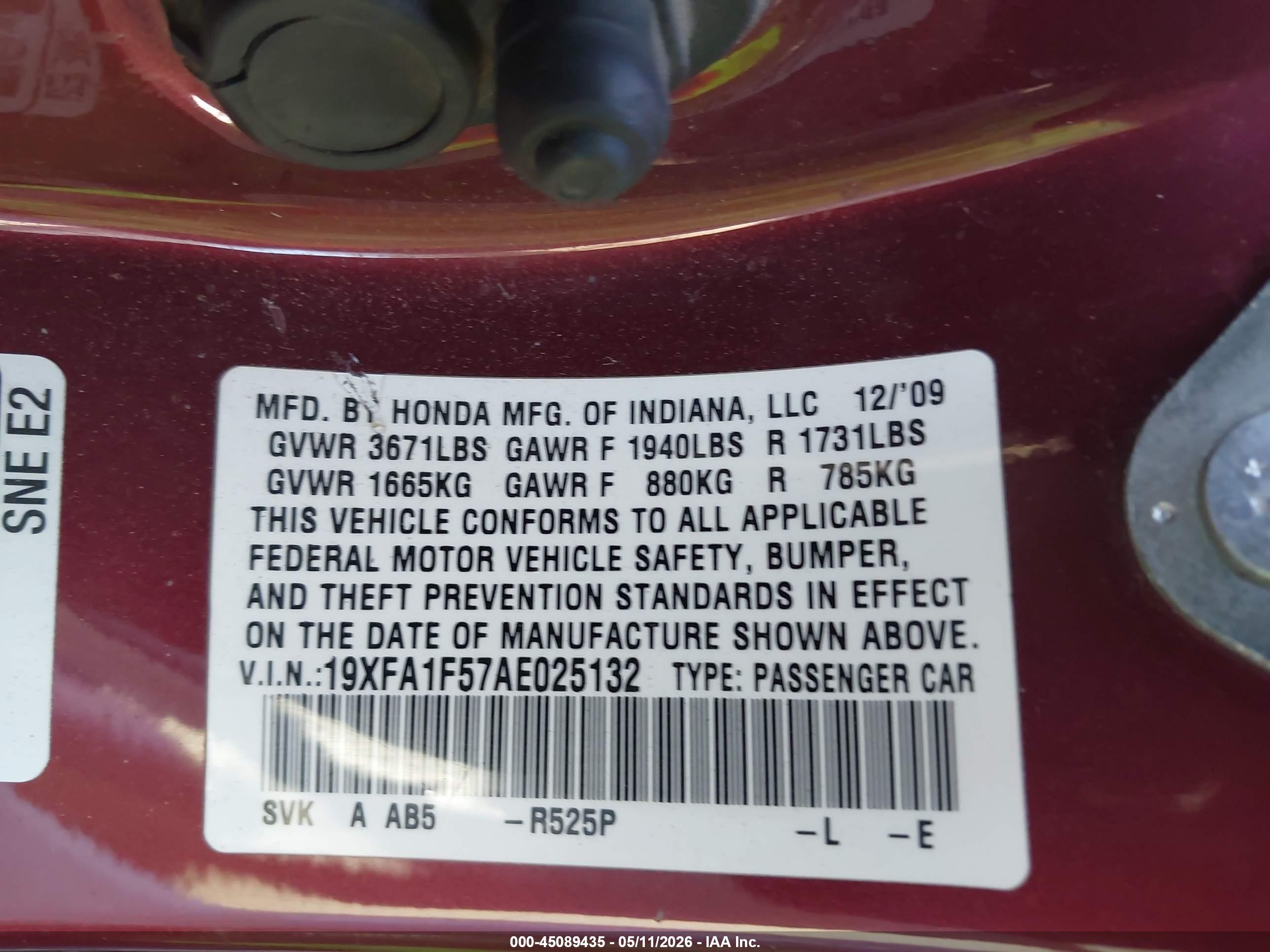 HONDA CIVIC image 9