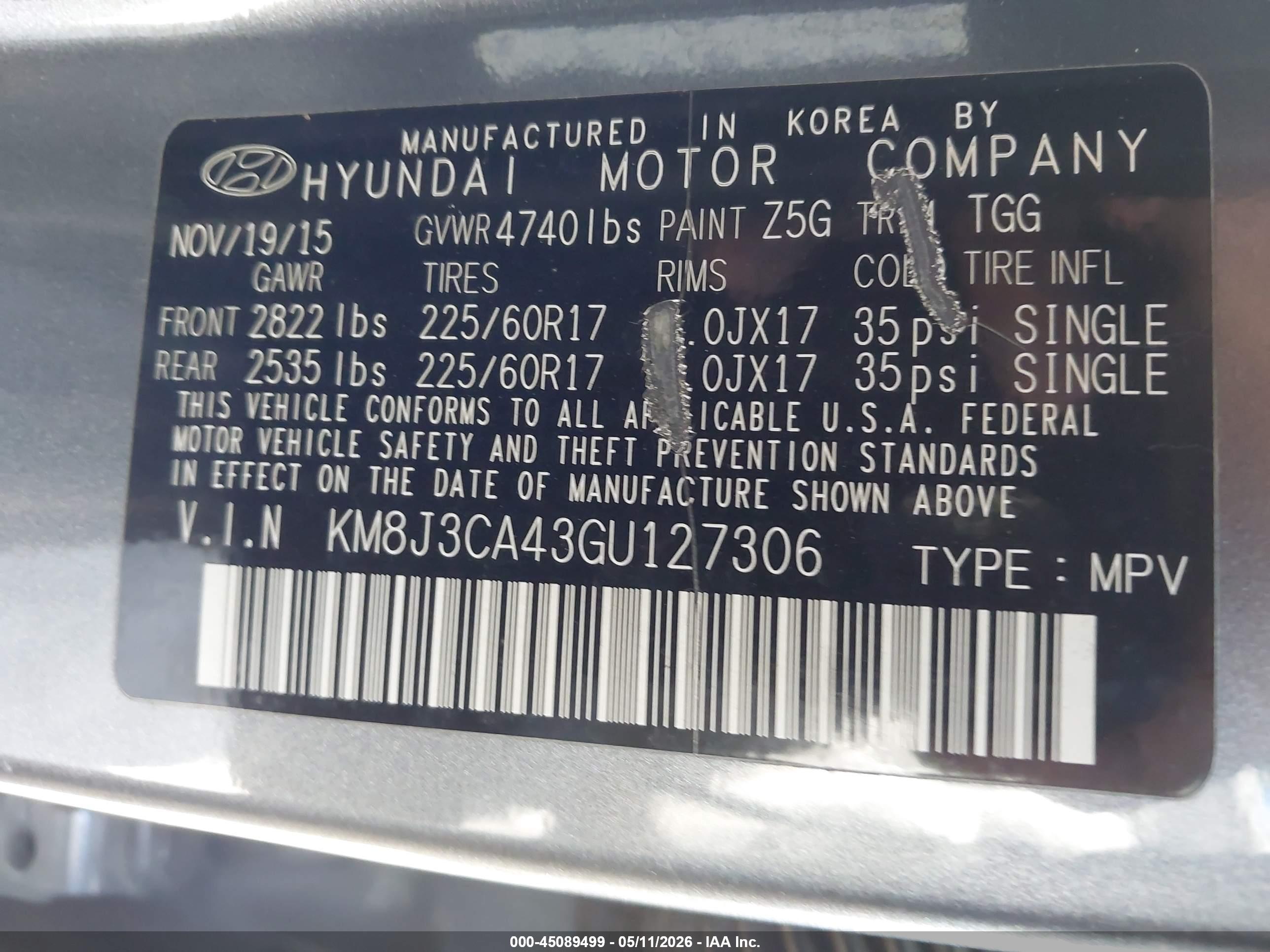 HYUNDAI TUCSON image 9