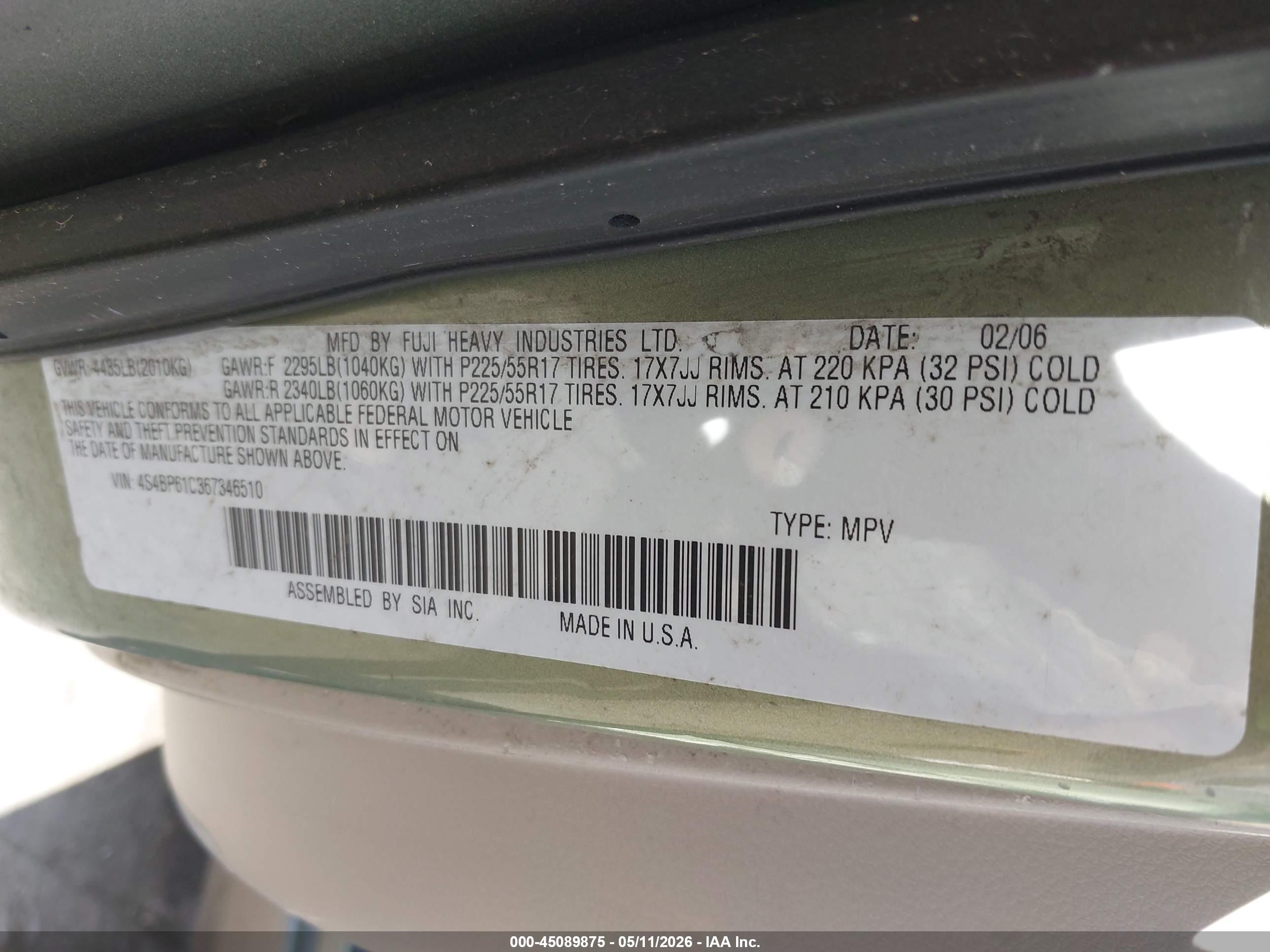 SUBARU OUTBACK image 9