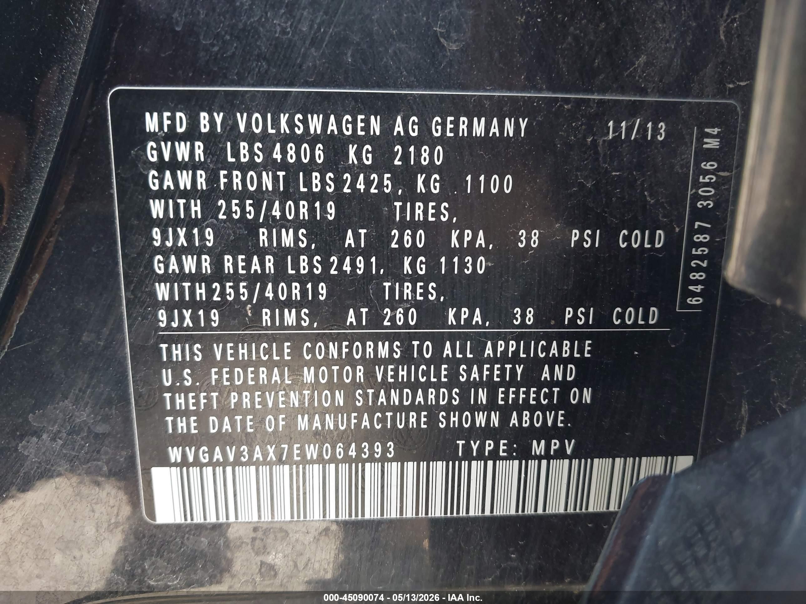 VOLKSWAGEN TIGUAN image 9