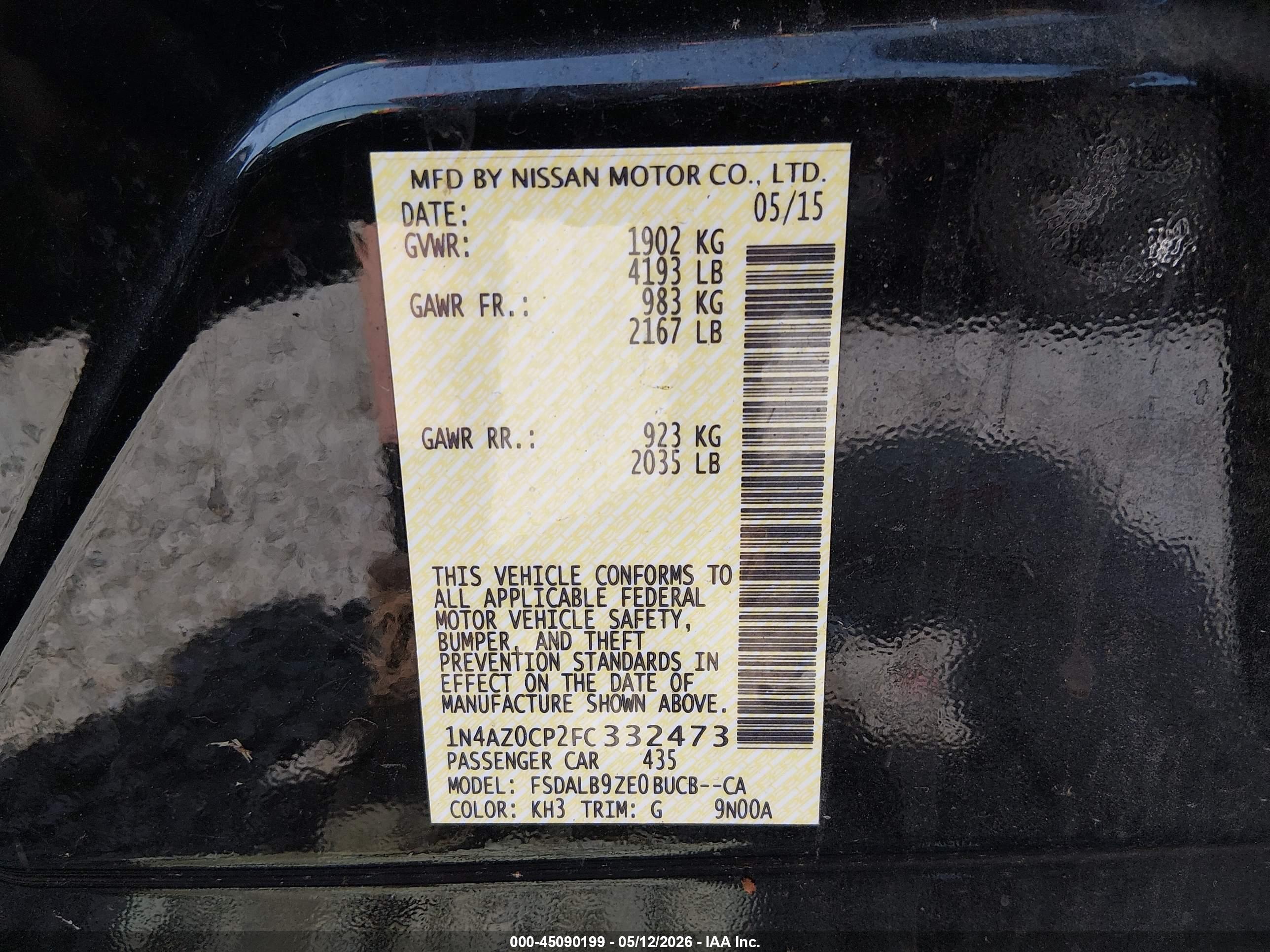 NISSAN LEAF image 9