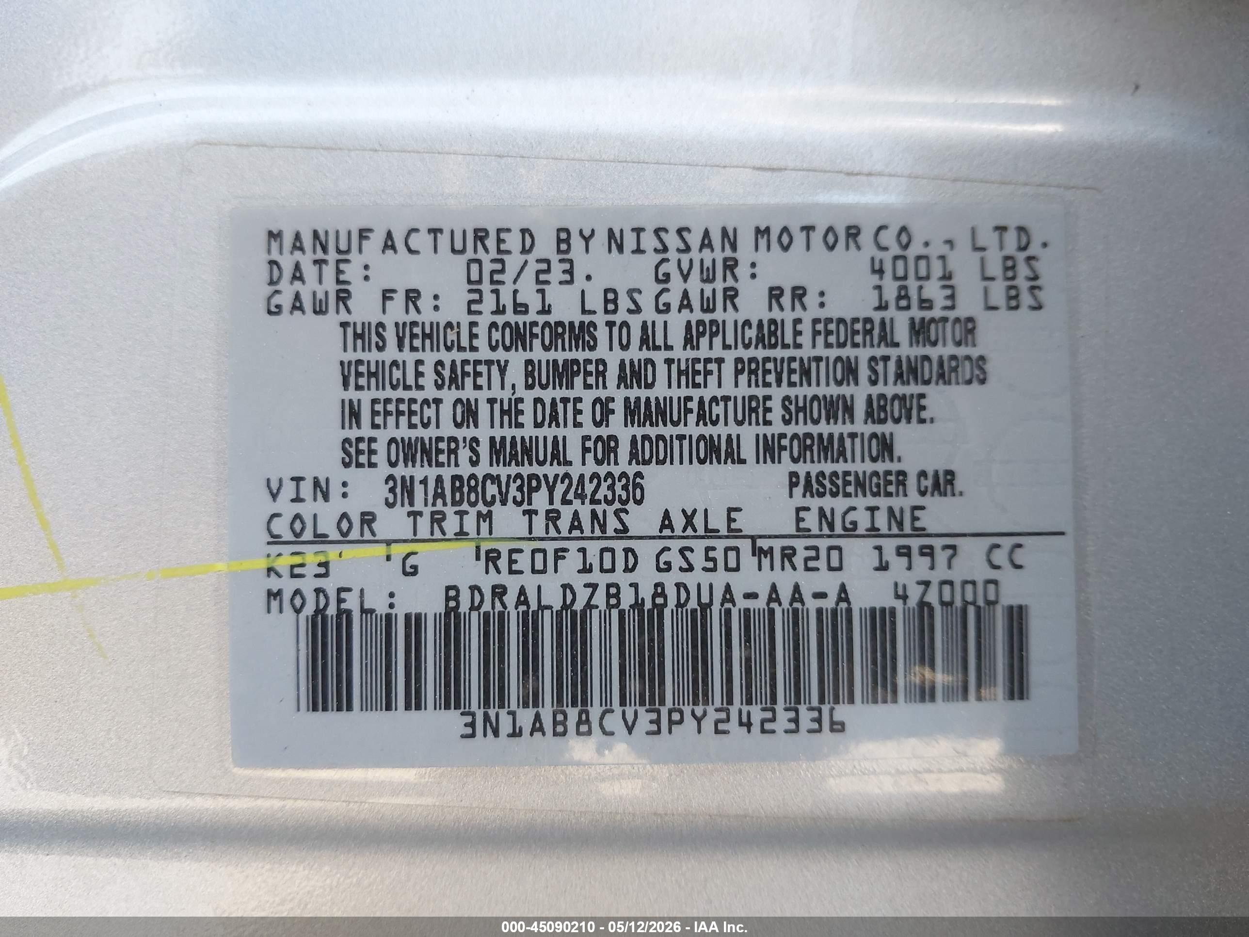 NISSAN SENTRA image 9