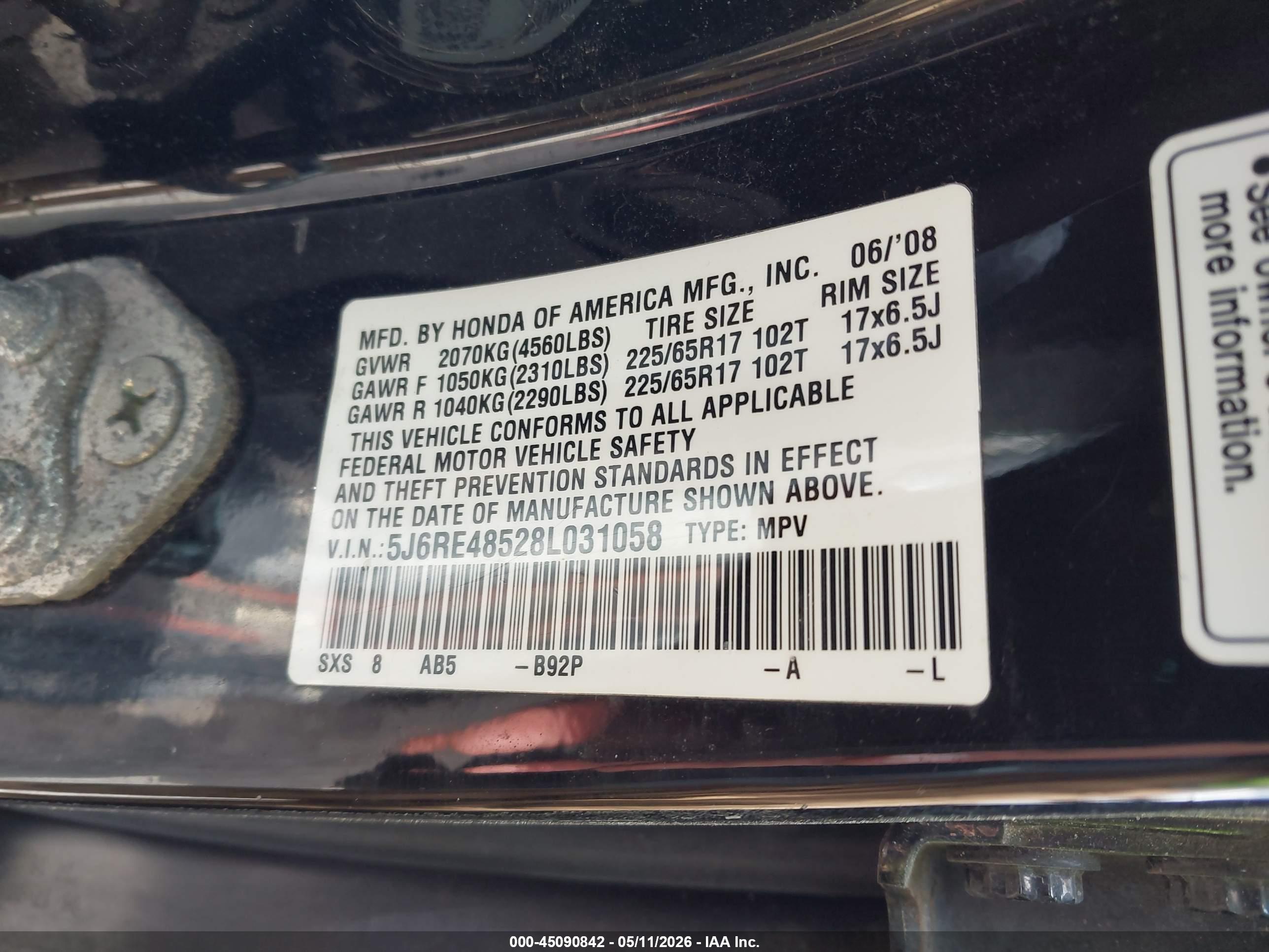 HONDA CR-V image 9