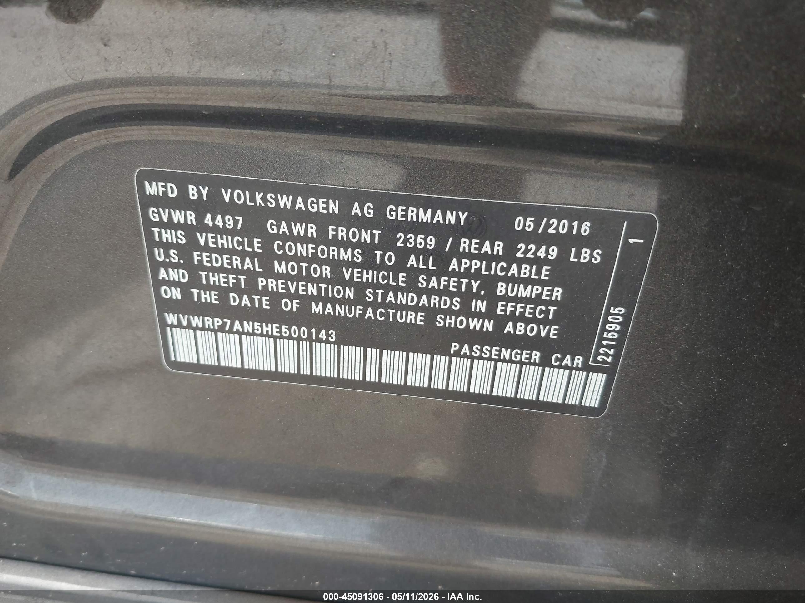 VOLKSWAGEN CC image 9