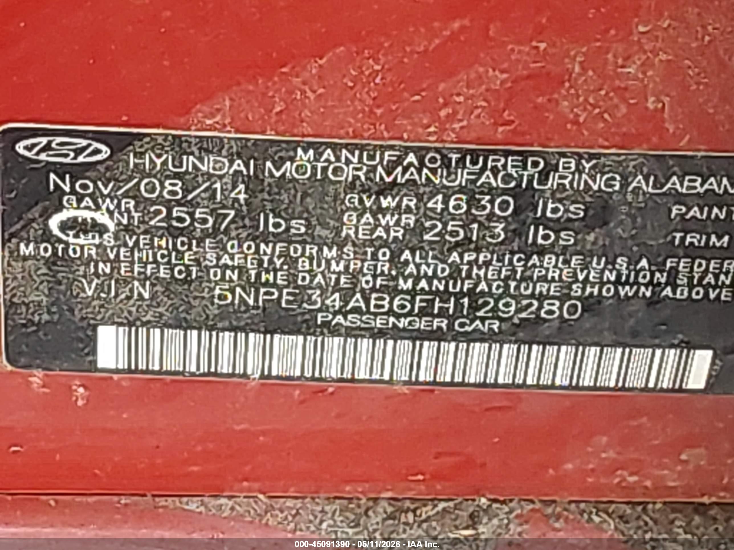 HYUNDAI SONATA image 9