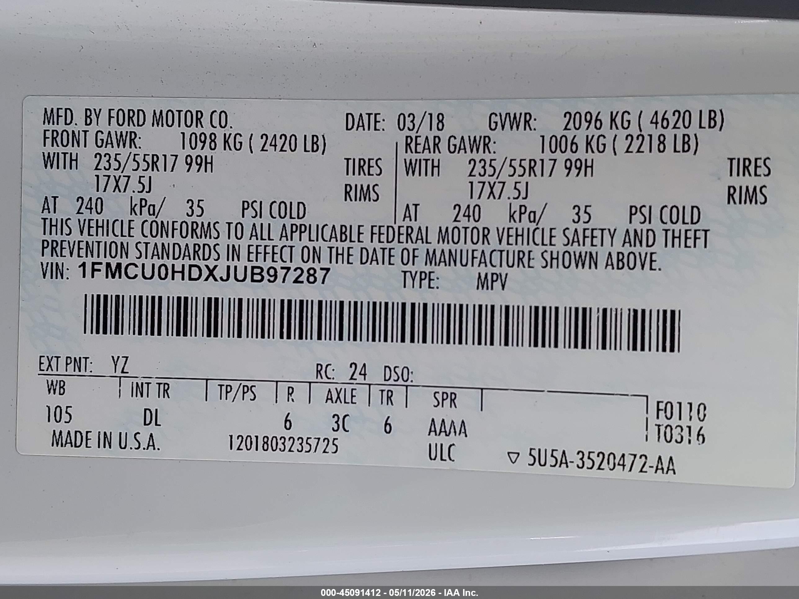 FORD ESCAPE image 9