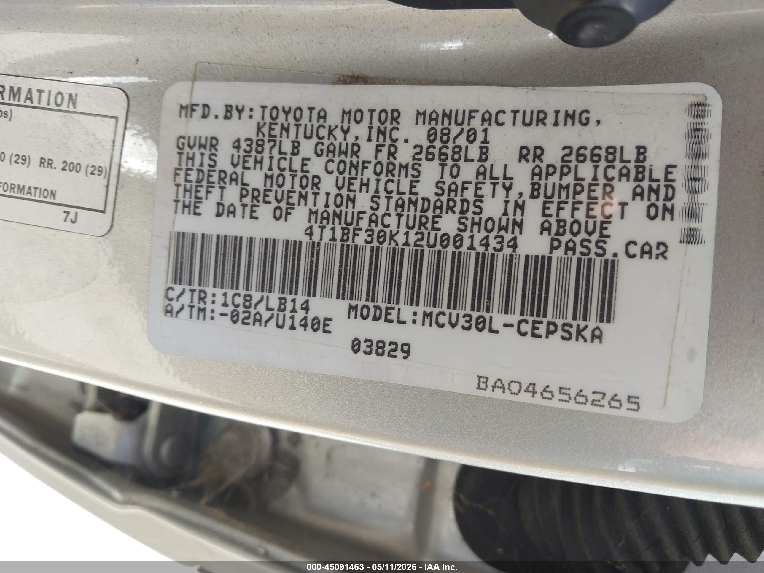 TOYOTA CAMRY image 9