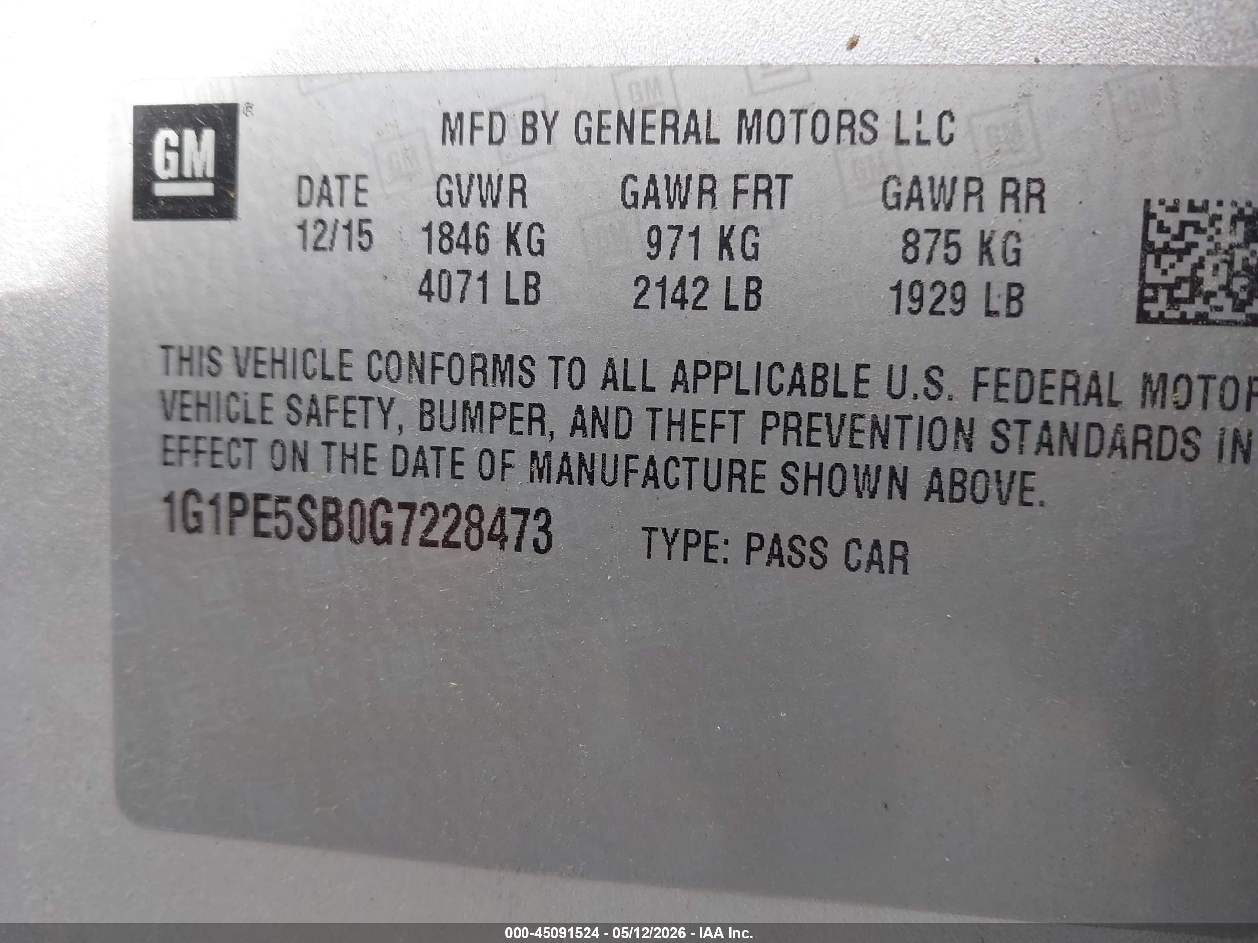 CHEVROLET CRUZE image 9
