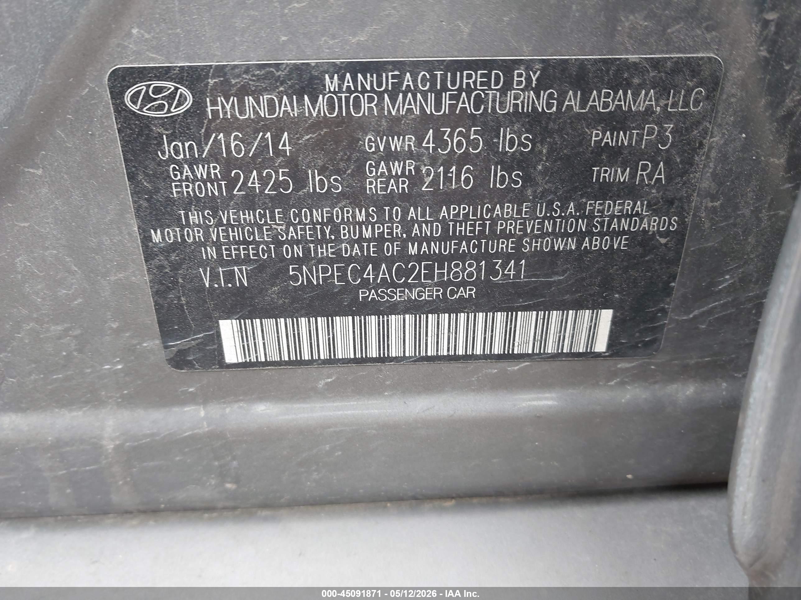HYUNDAI SONATA image 9