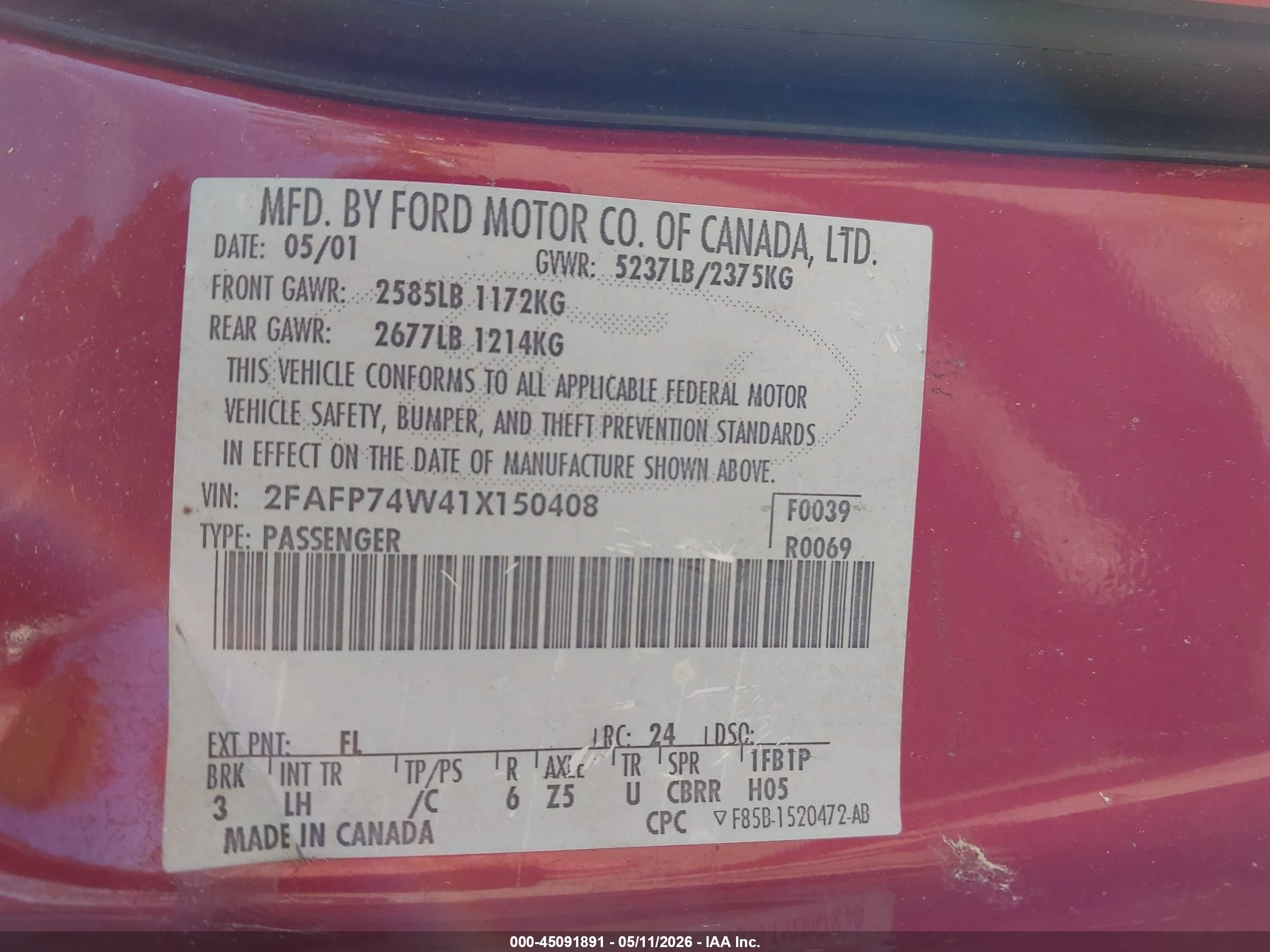 FORD CROWN image 9