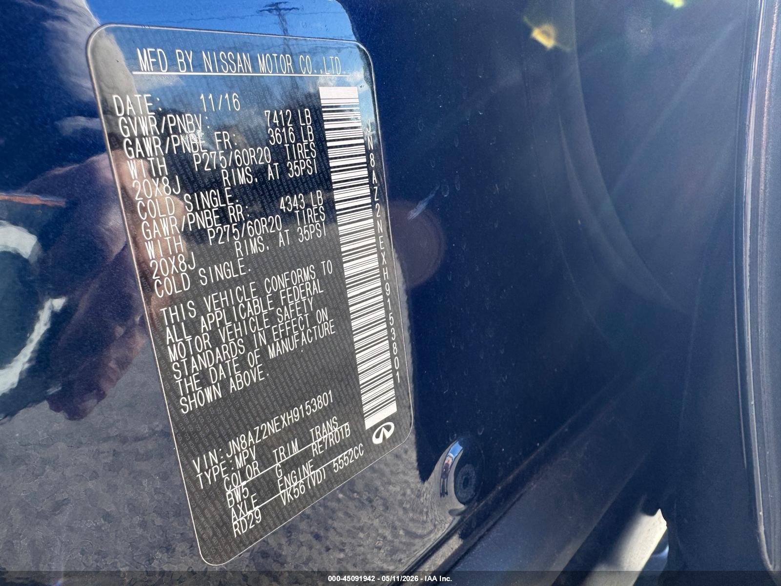 INFINITI QX80 image 9
